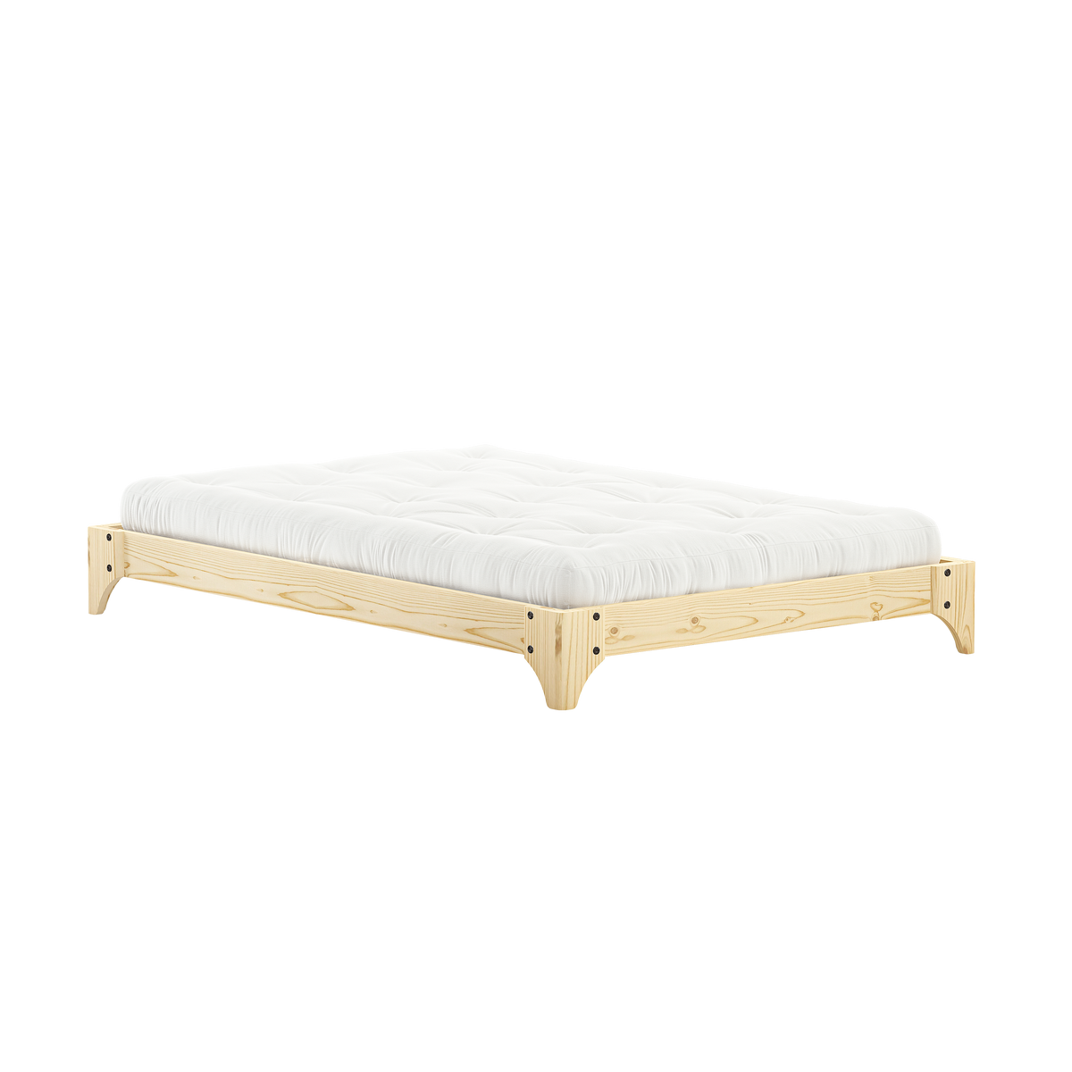 ELAN BED CLEAR LACQUERED 140 X 200