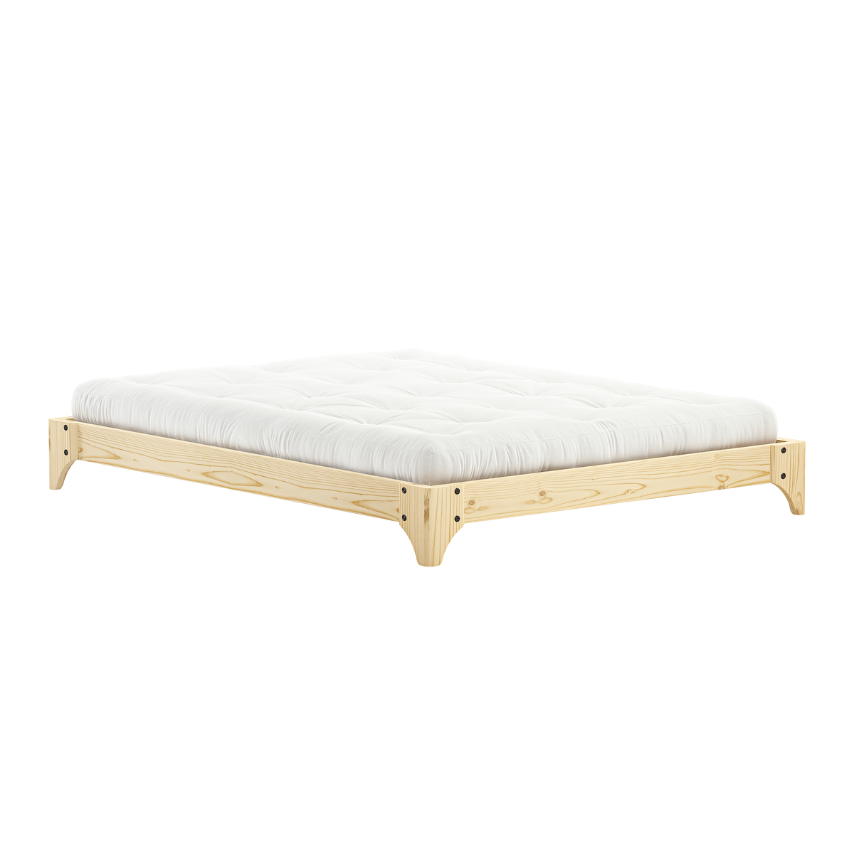 ELAN BED CLEAR LACQUERED 160 X 200