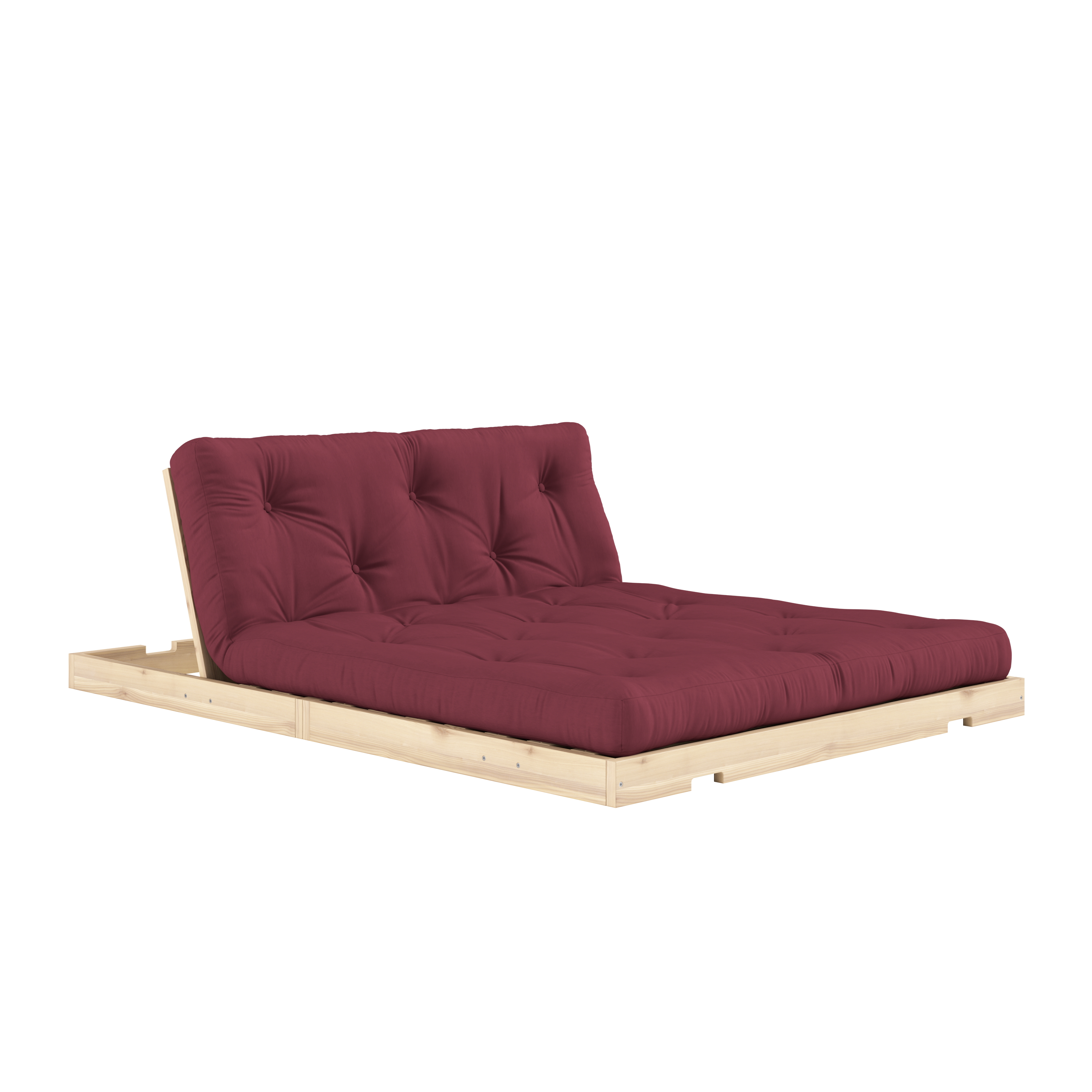 FLIP RAW 140 X 200 W. MATTRESS BORDEAUX