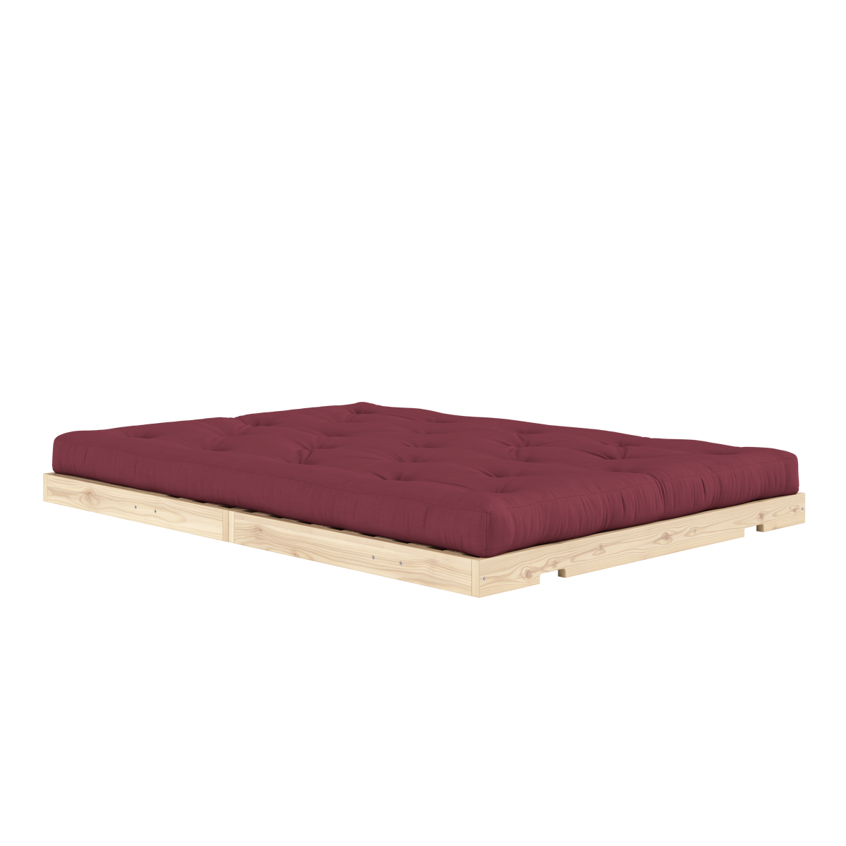 FLIP RAW 140 X 200 AVEC MATELAS BORDEAUX