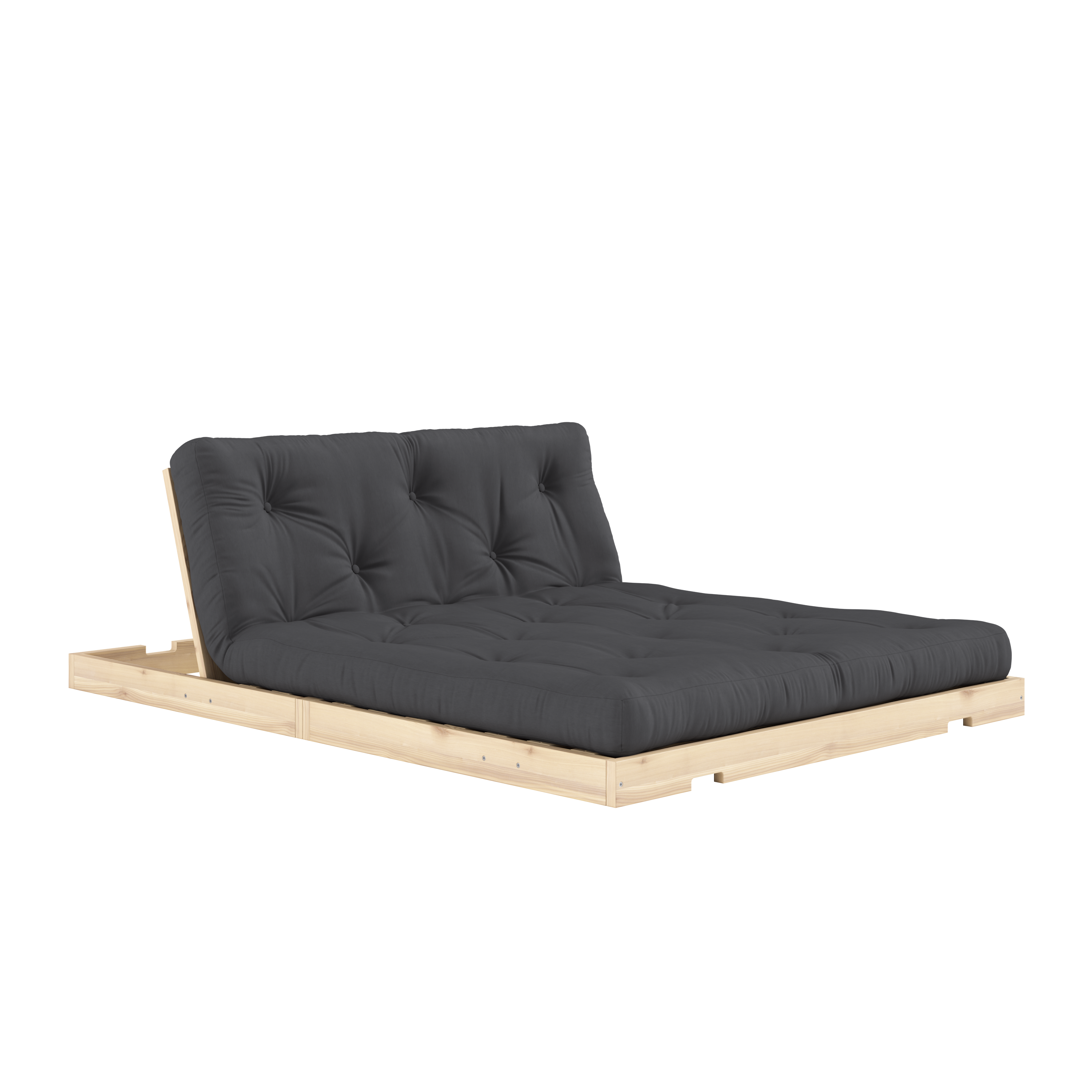 FLIP RAW 140 X 200 W. MATTRESS DARK GREY