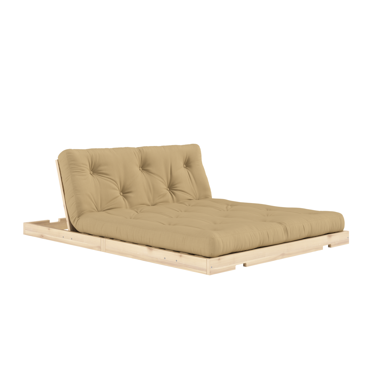 FLIP RAW 140 X 200 AVEC MATELAS BEIGE BLÉ