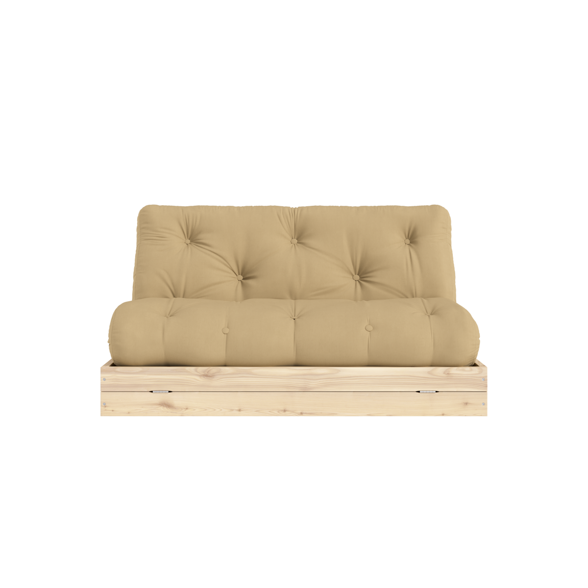 FLIP RAW 140 X 200 AVEC MATELAS BEIGE BLÉ