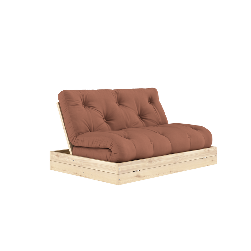 FLIP RAW 140 X 200 W. MATTRESS CLAY BROWN