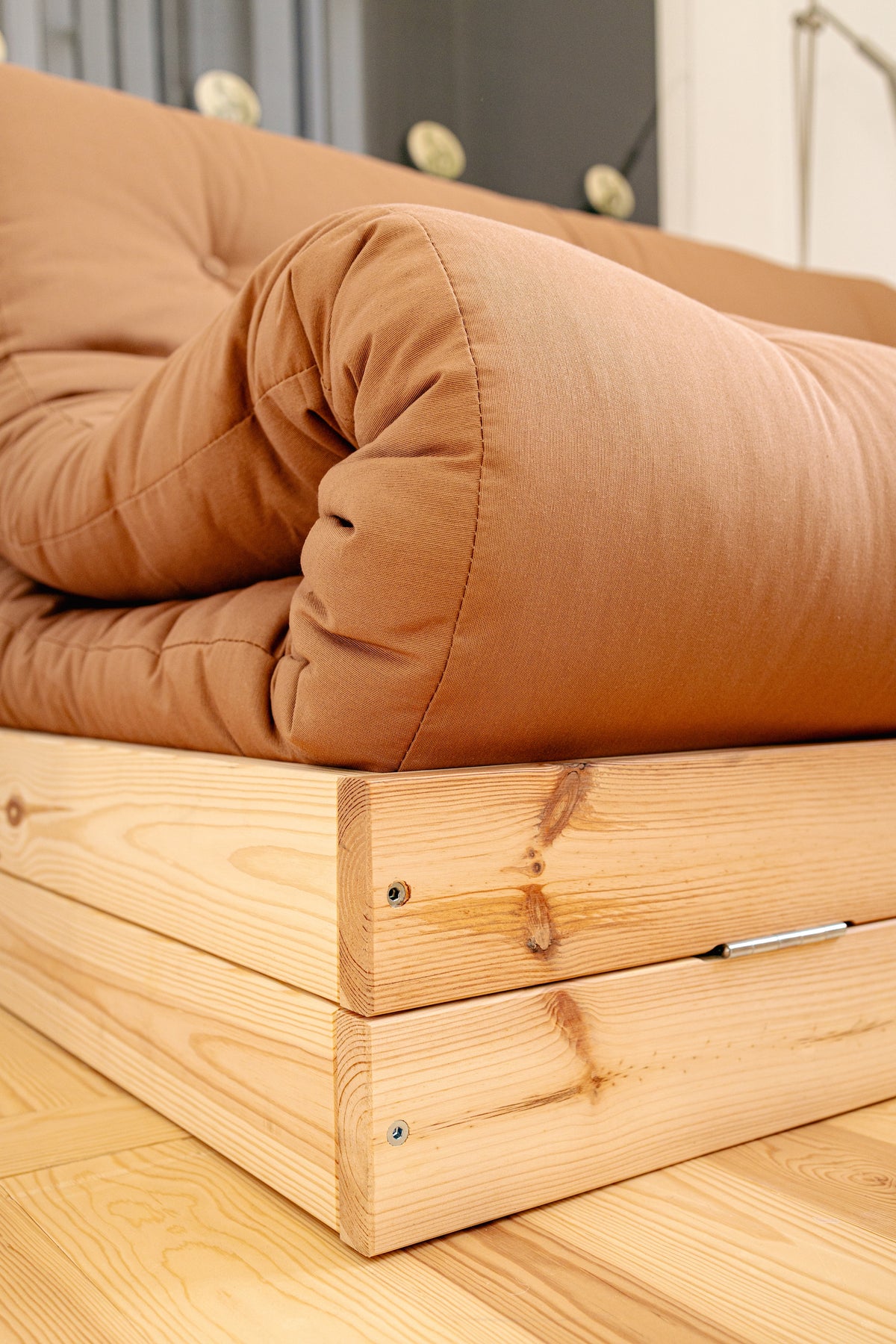 FLIP RAW 140 X 200 AVEC MATELAS VERT OLIVE