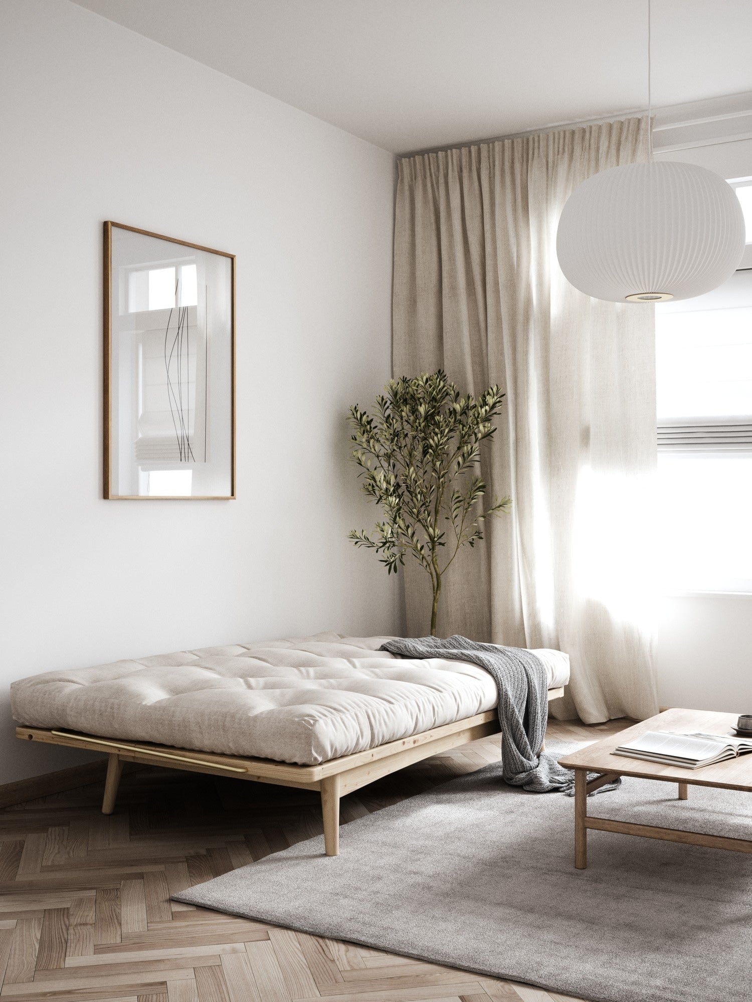 FOLK CLEAR LAQUÉ W. 5-COUCHES MATELAS MIXTE MAT