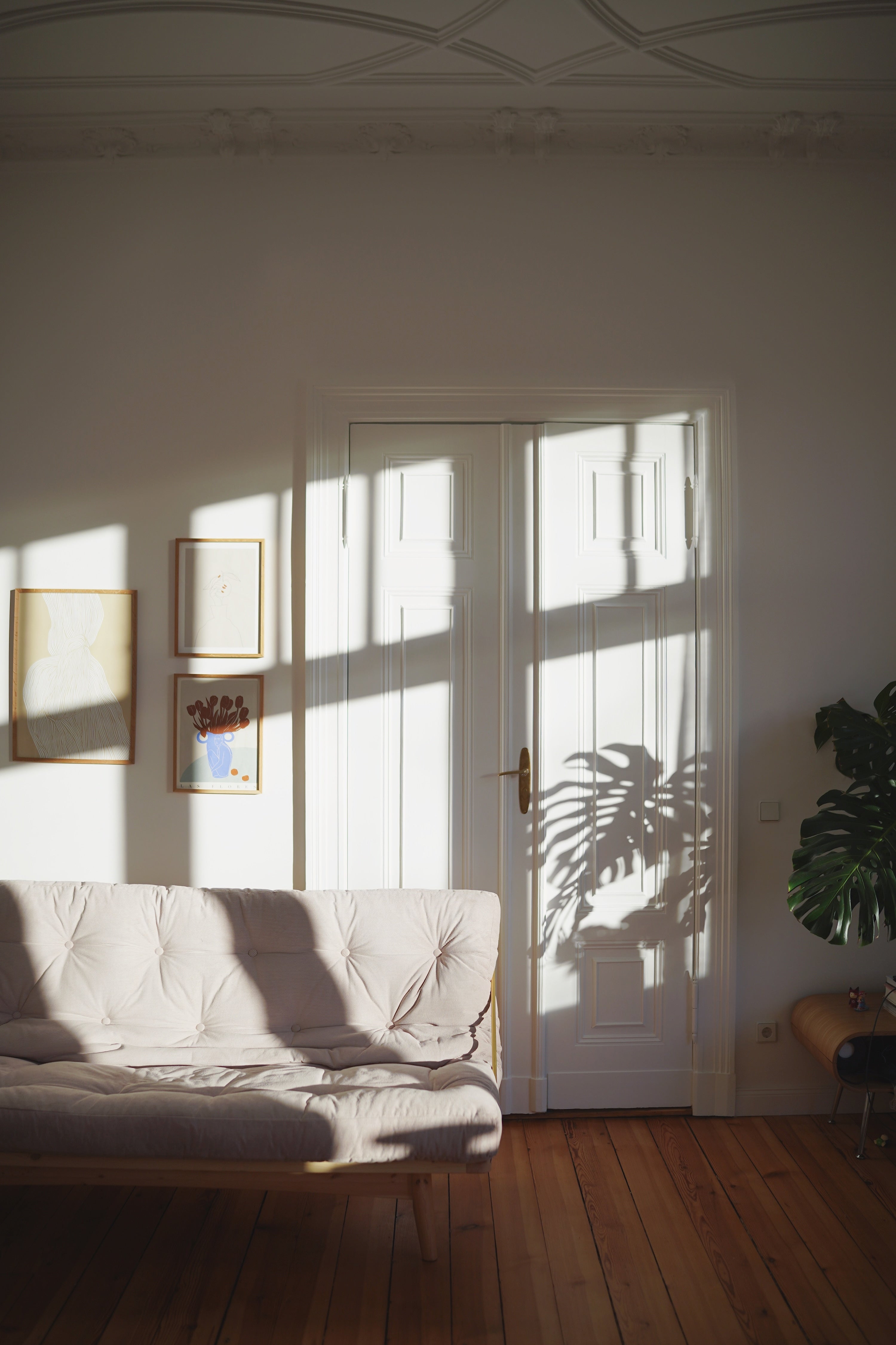 FOLK CLEAR LACQUERED W. 5-LAYER MIXED MATTRESS CLAY BROWN