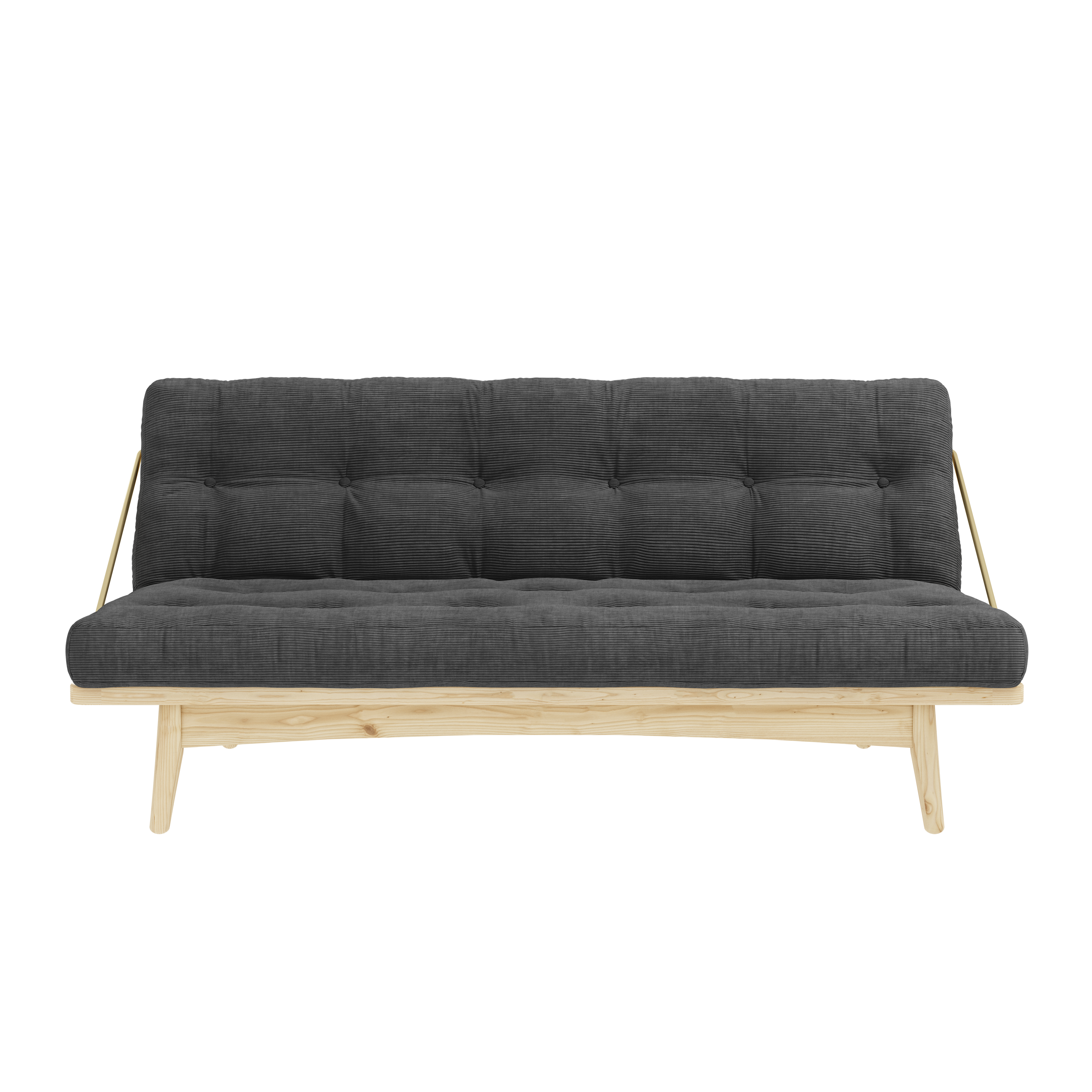 FOLK TRANSPARENT VERNISÉ AVEC 5 COUCHES MATELAS MIXTE CHARBON