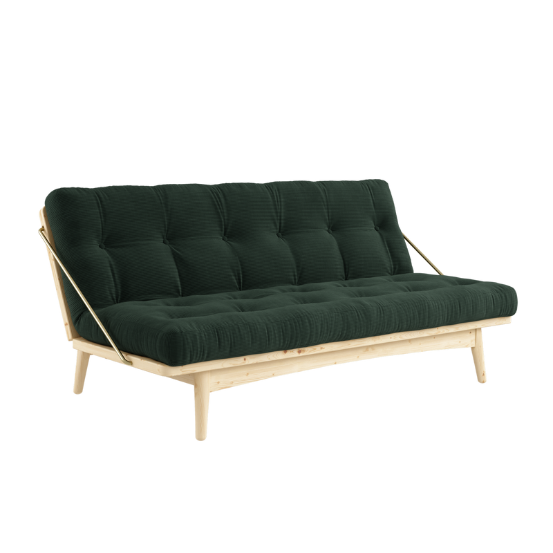 FOLK CLAIR VERNISÉ AVEC 5 COUCHES MATELAS MIXTE ALGUES