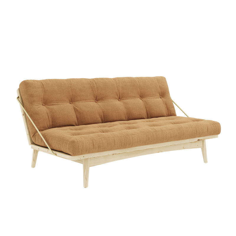 FOLK TRANSPARENT VERNISÉE AVEC 5 COUCHES - MATELAS MIXTE MARRON FUDGE