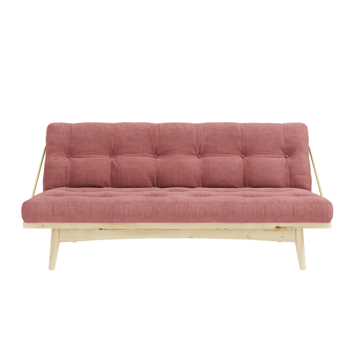 FOLK TRANSPARENT VERNISÉE AVEC 5 COUCHES MATELAS MIXTE SORBET ROSE