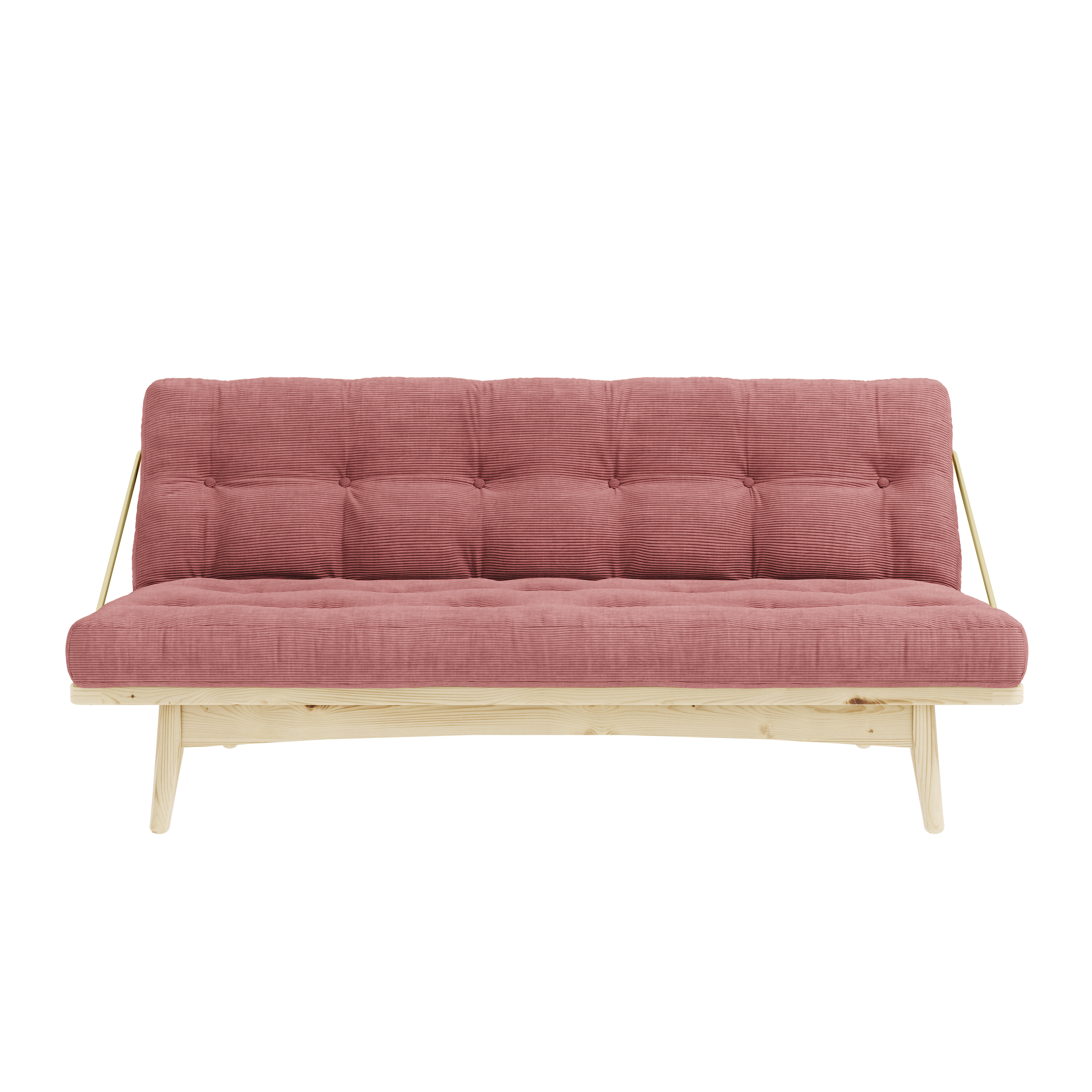 FOLK TRANSPARENT VERNISÉE AVEC 5 COUCHES MATELAS MIXTE SORBET ROSE