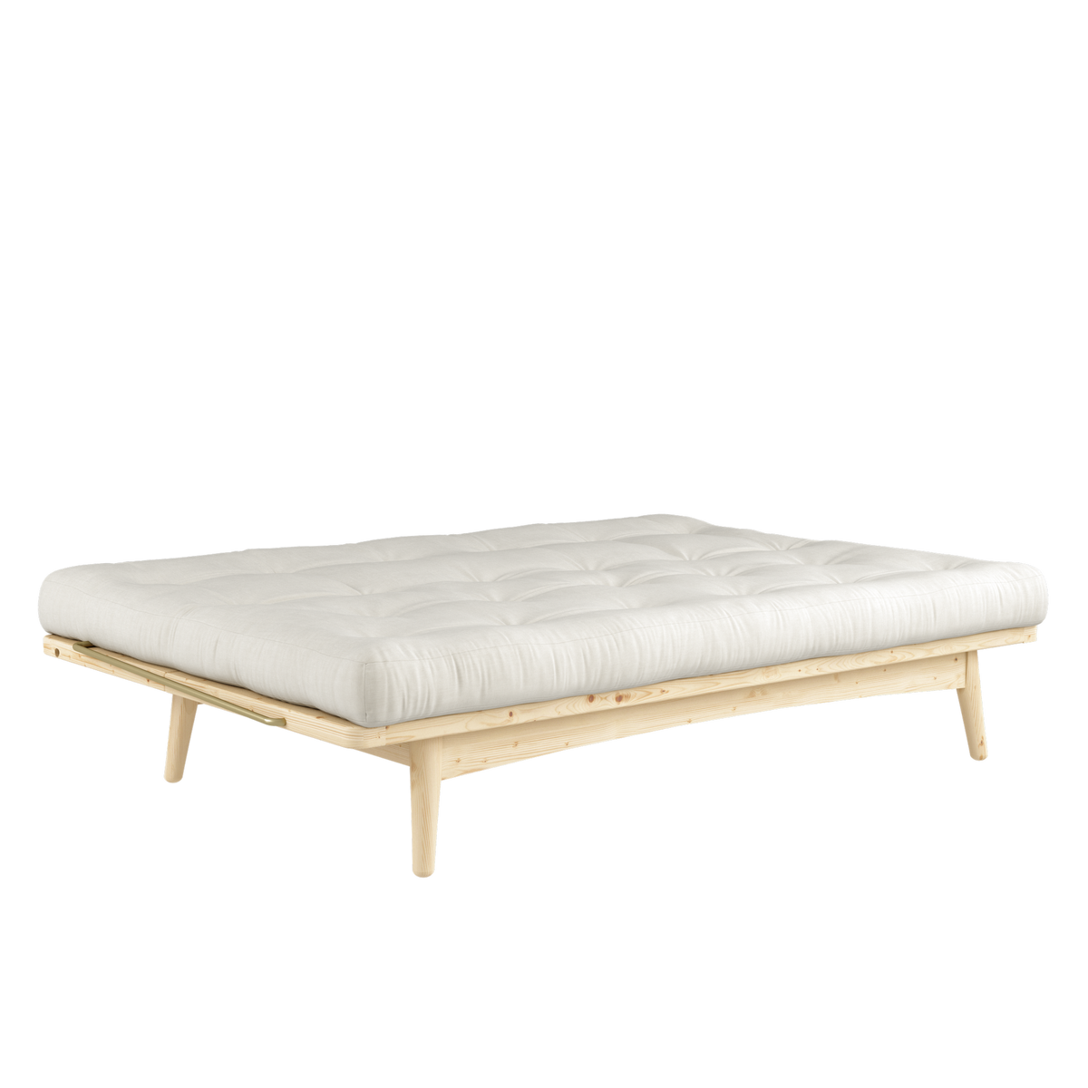 FOLK CLEAR LACQUERED W. 5-LAYER MIXED MATTRESS NATURAL