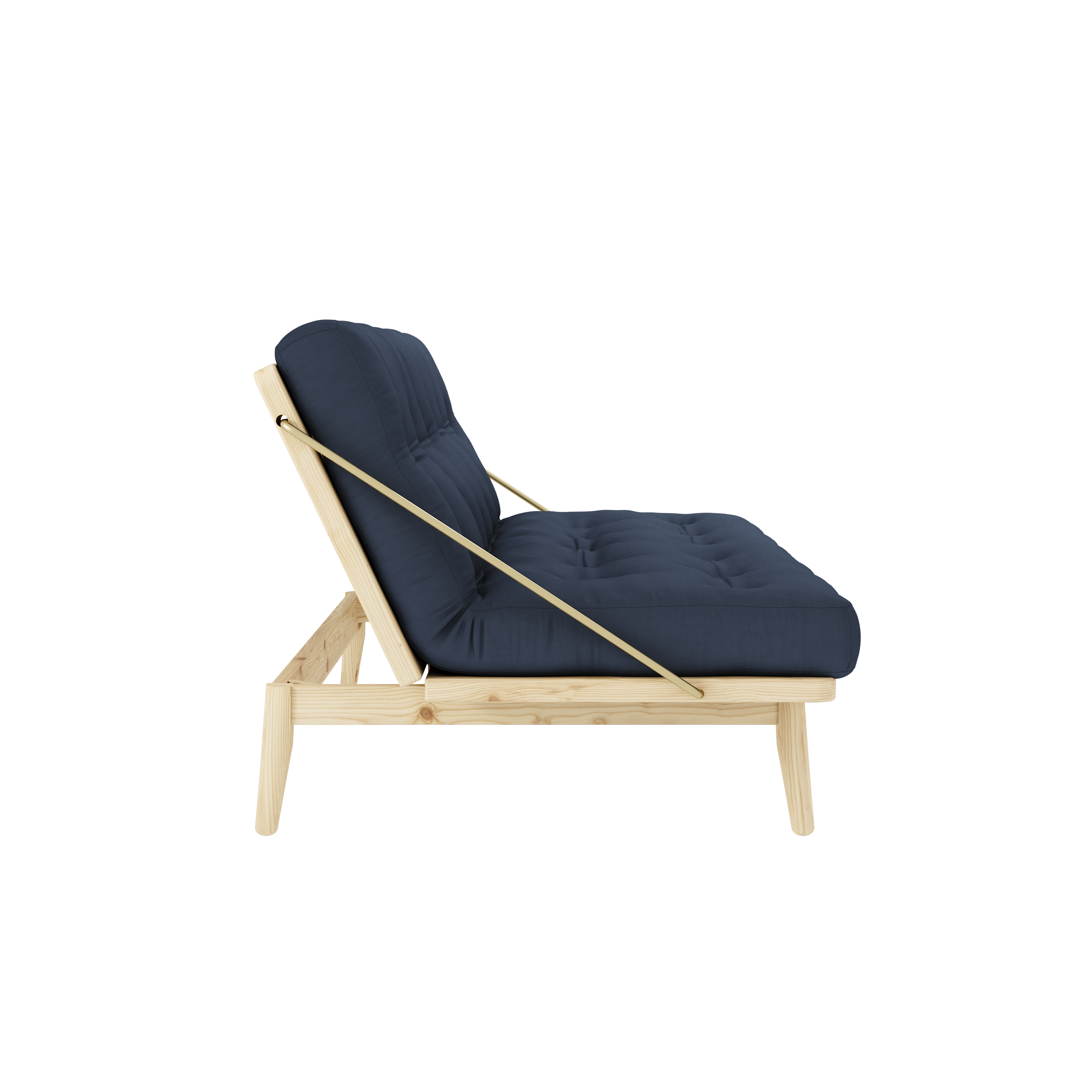 FOLK CLAIR VERNIS W. MATELAS MIXTE 5 COUCHES MAT MARINE