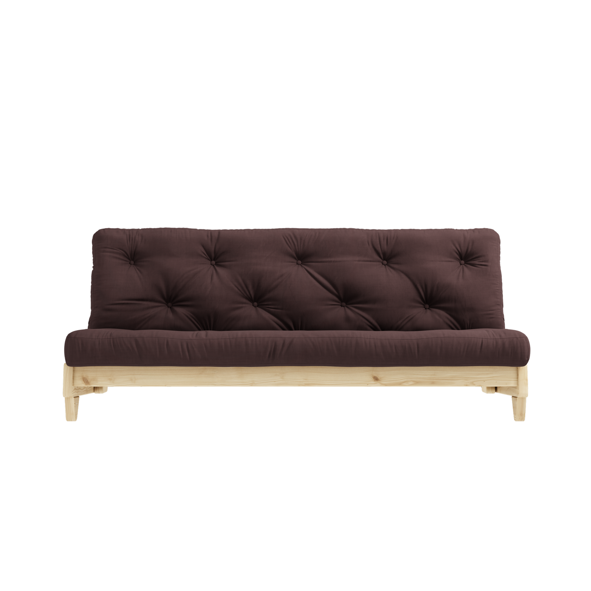 FRESH CLEAR LACQUERED W. FRESH MATTRESS BROWN