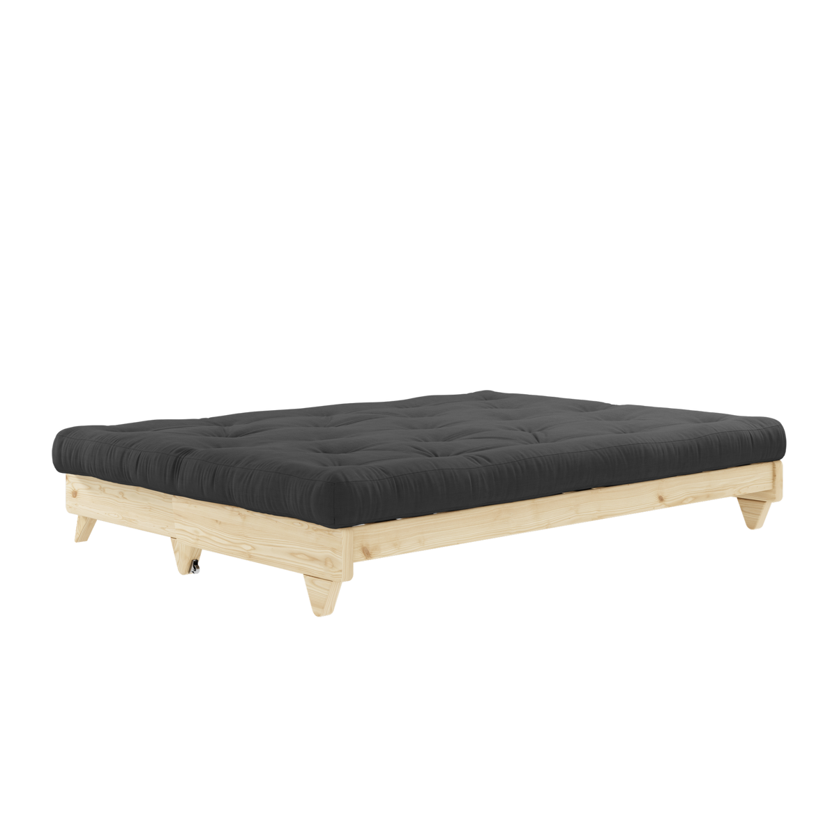 FRESH CLEAR LACQUERED W. FRESH MATTRESS DARK GREY