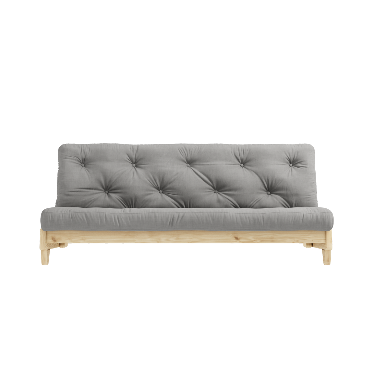 FRESH CLEAR LACQUERED W. FRESH MATTRESS GREY