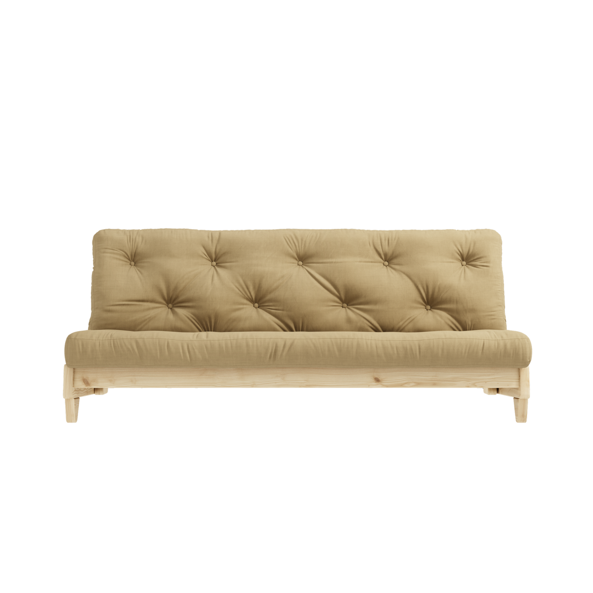 FRESH CLEAR LACQUERED W. FRESH MATTRESS WHEAT BEIGE