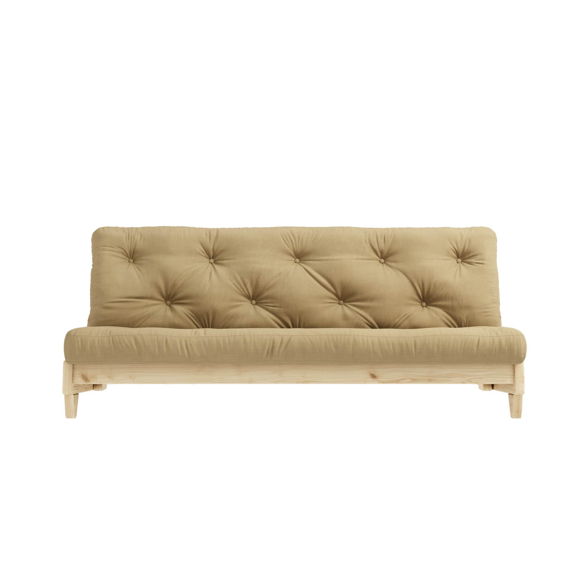 LACQUÉ CLAIR FRAIS AVEC MATELAS MAT FRAIS BEIGE BLÉ