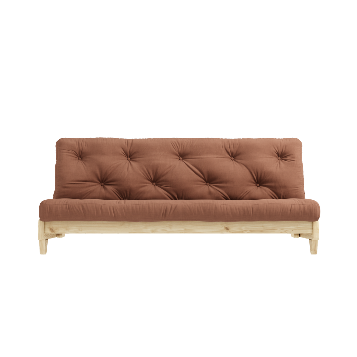 FRESH LAQUÉ TRANSPARENT AVEC MATELAS FRESH ARGILE BRUN