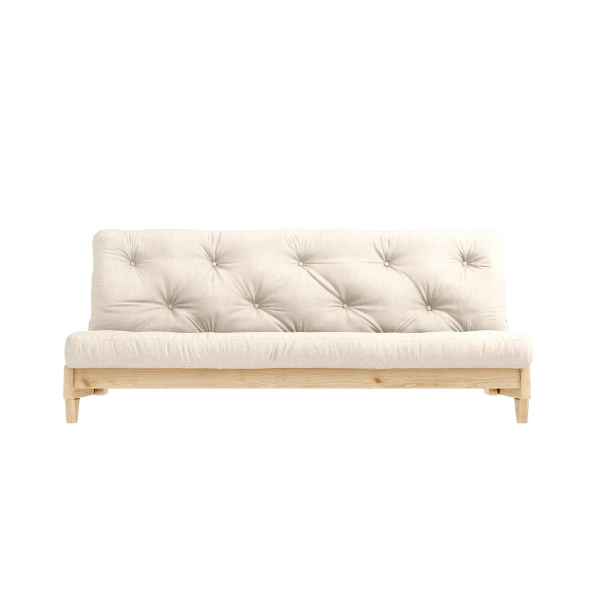 FRESH CLEAR LACQUERED W. FRESH MATTRESS DARK GREY
