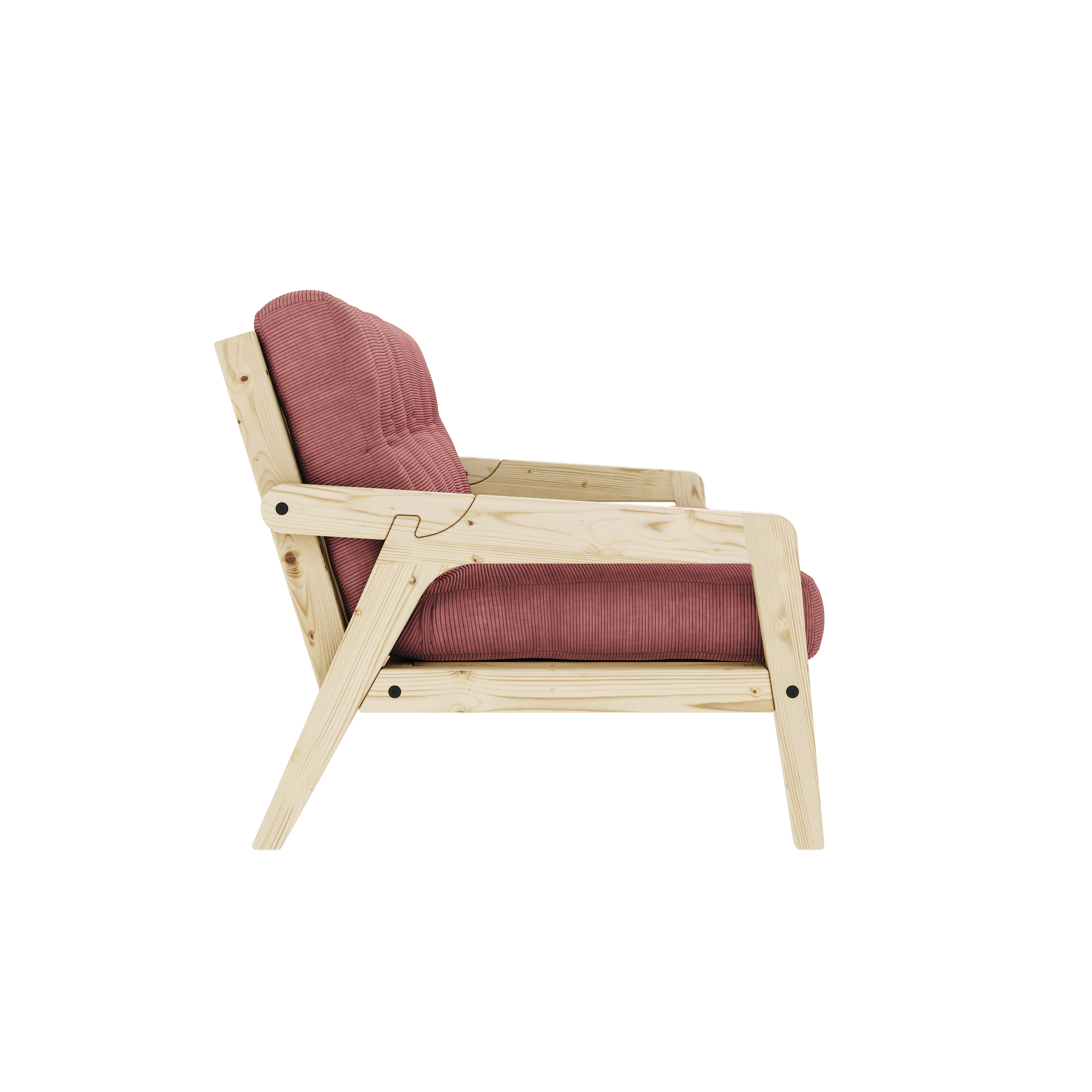 ATTRAPE LAQUE CLAIR AVEC MATELAS MIXTE 5 COUCHES SORBET ROSE