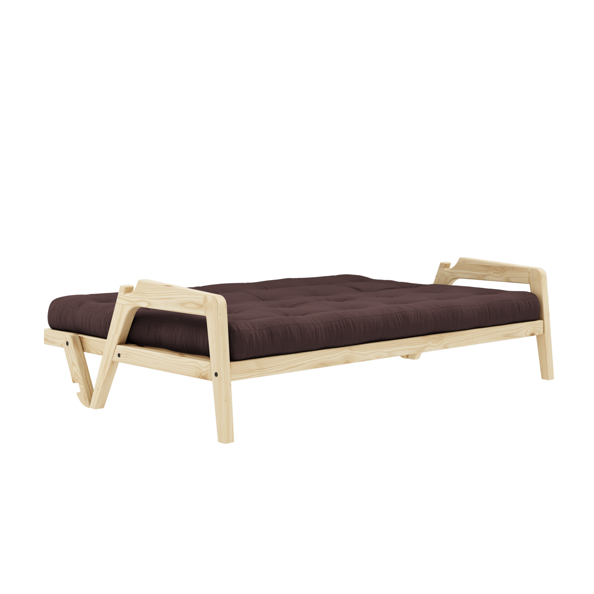 GRAB VERNIS TRANSPARENT AVEC MATELAS MIXTE 5 COUCHES MARRON