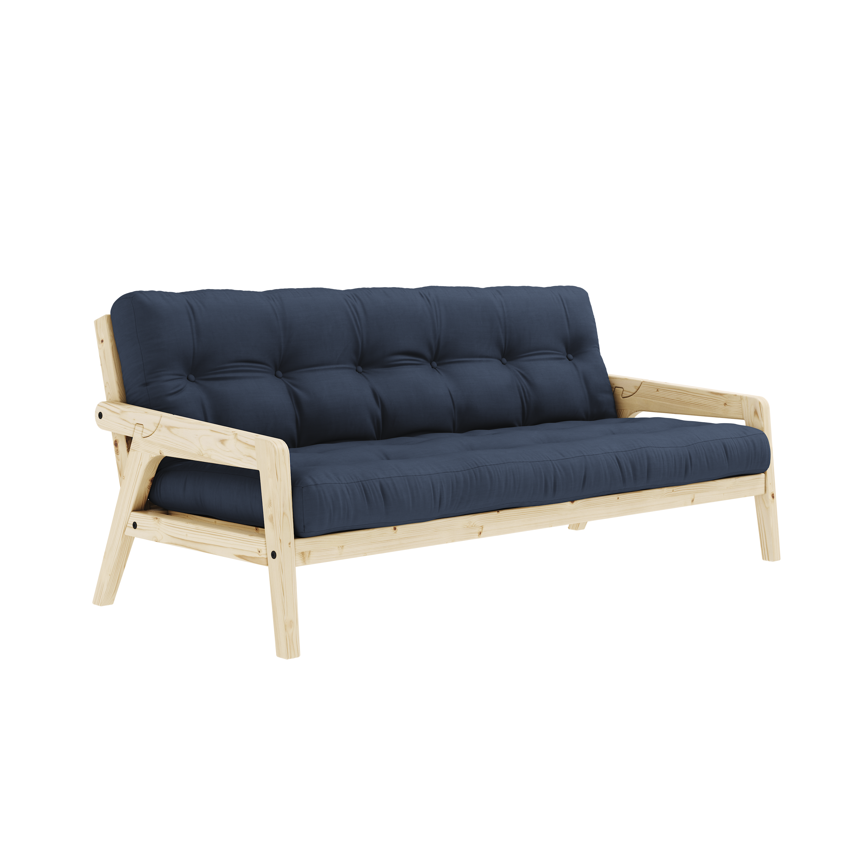 GRAB CLEAR LAQUERED W. 5-COUCHES MATELAS MIXTE NAVY