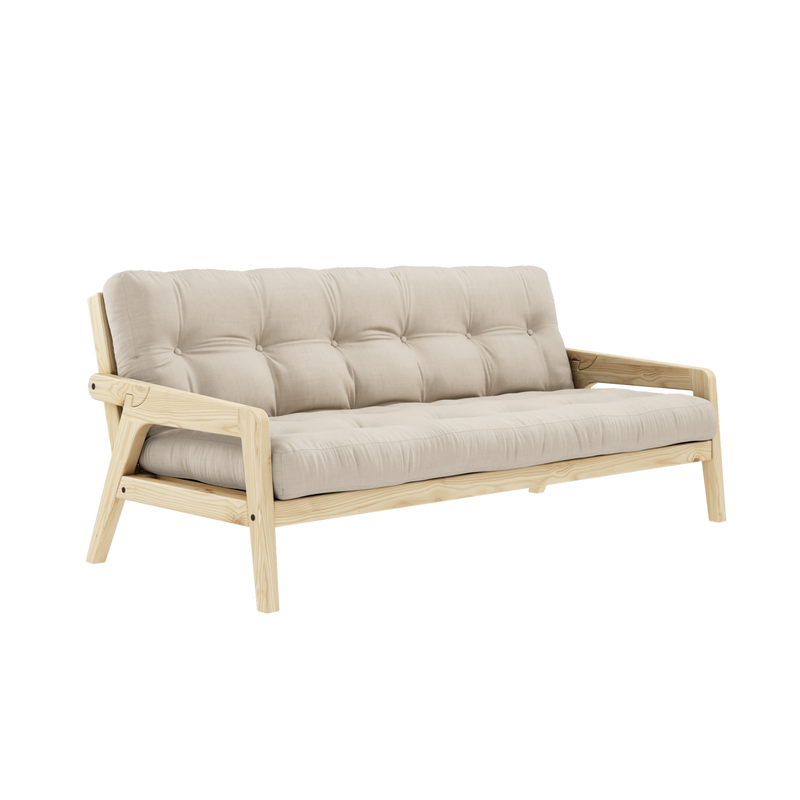 GRAB CLEAR LAQUÉ AVEC MATELAS MIXTE 5 COUCHES BEIGE