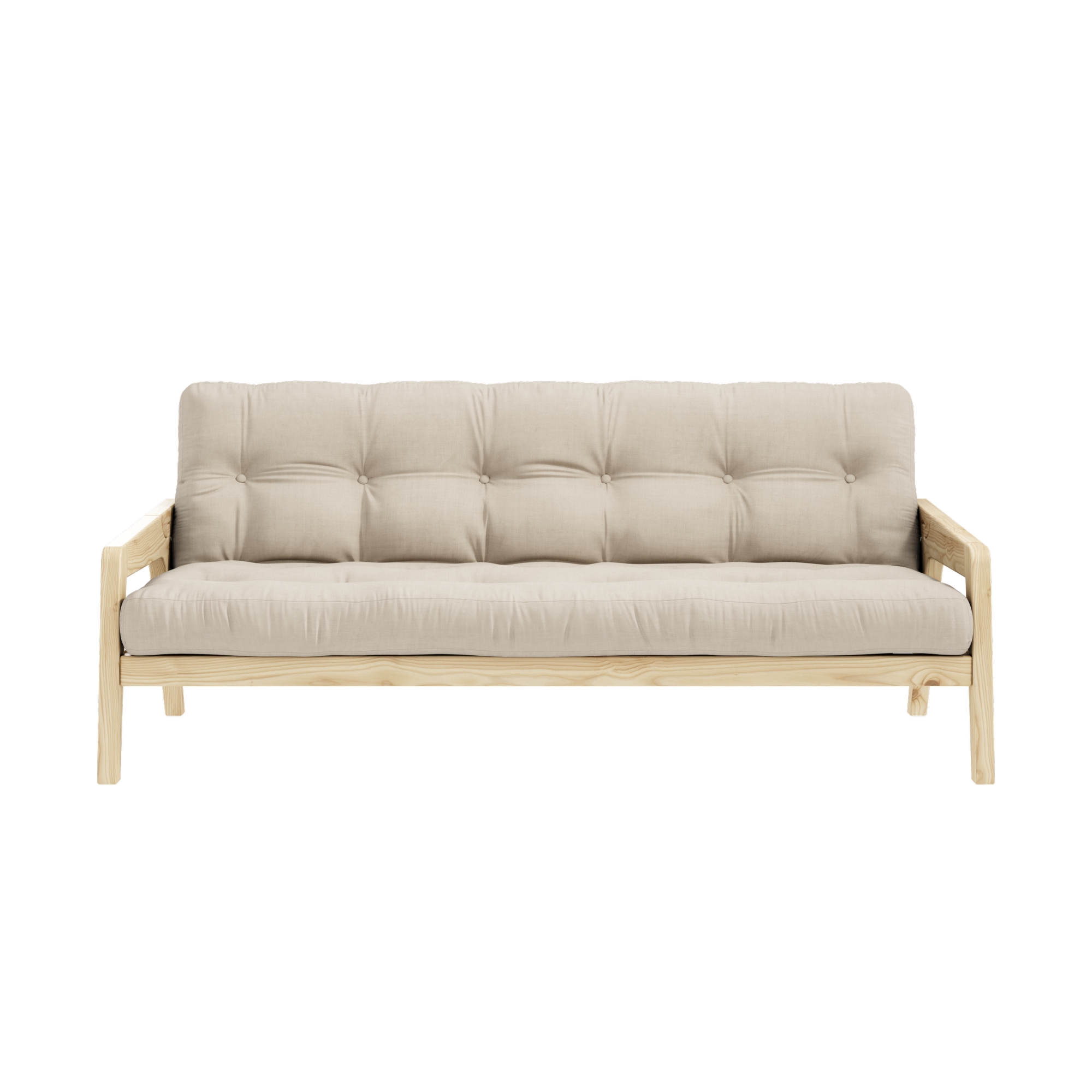 GRAB CLEAR LAQUÉ AVEC MATELAS MIXTE 5 COUCHES BEIGE