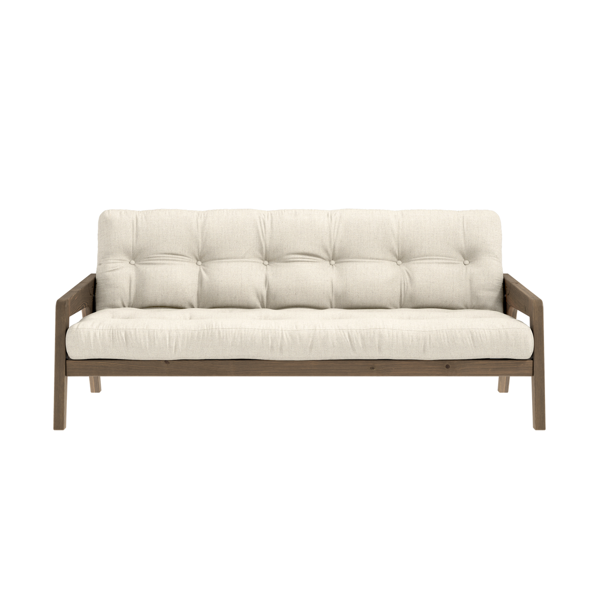 ATTRAPE LAQUE MARRON CAROUBE AVEC TISSU DE MATELAS MIXTE 5 COUCHES MAT