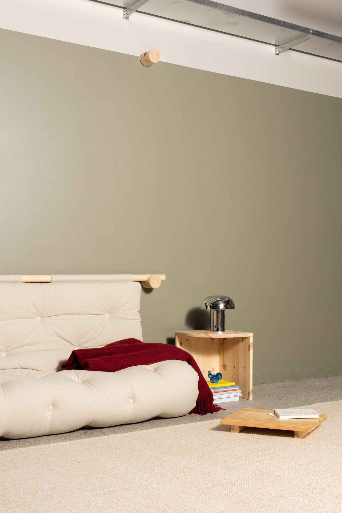 MATELAS HOOKED RAW 135 x 200 W. BRAVO COULEUR FUDGE BROWN