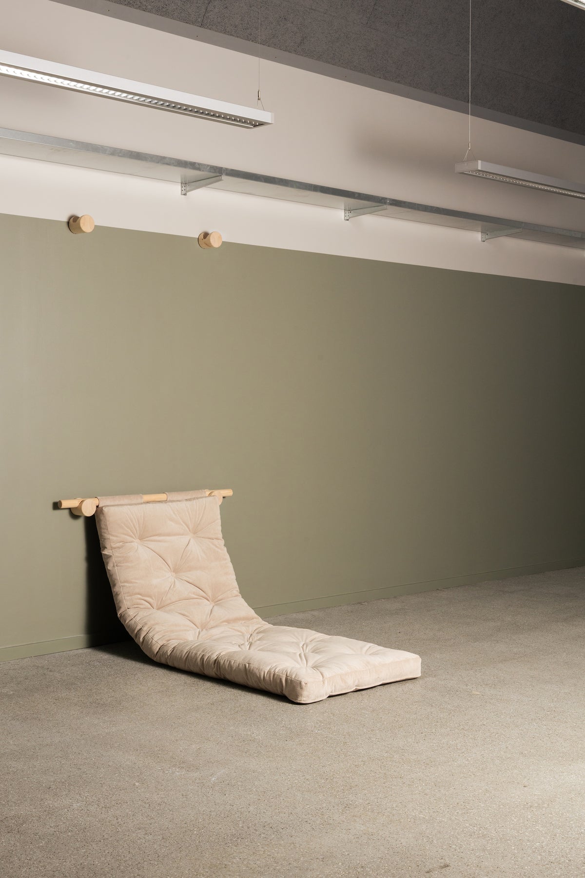 MATELAS HOOKED RAW 75 x 200 W. BRAVO MOCCA