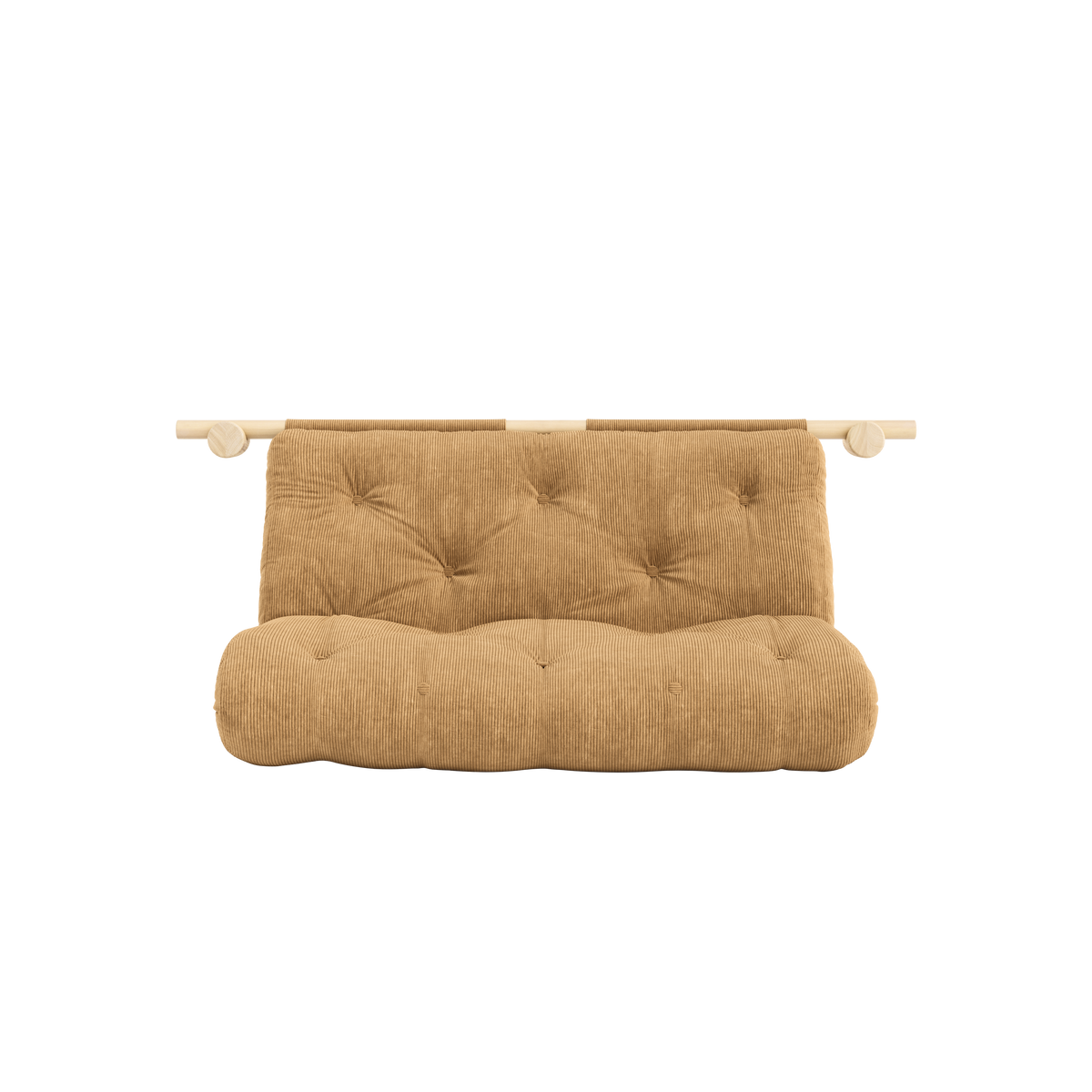 MATELAS HOOKED RAW 135 x 200 W. BRAVO COULEUR FUDGE BROWN
