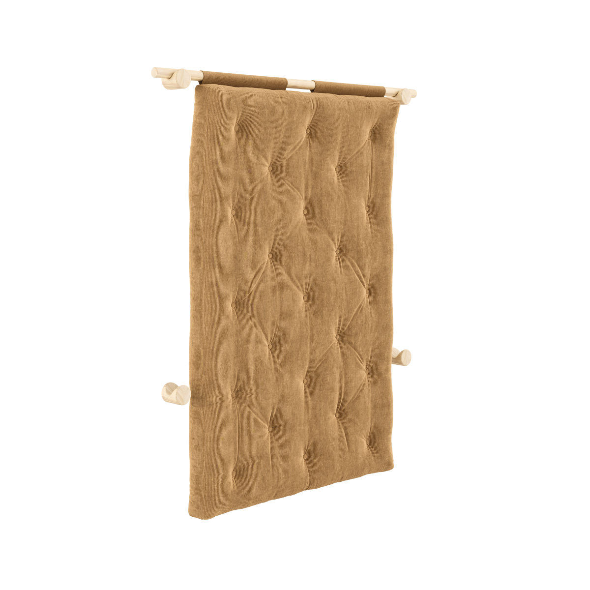 MATELAS HOOKED RAW 135 x 200 W. BRAVO COULEUR FUDGE BROWN