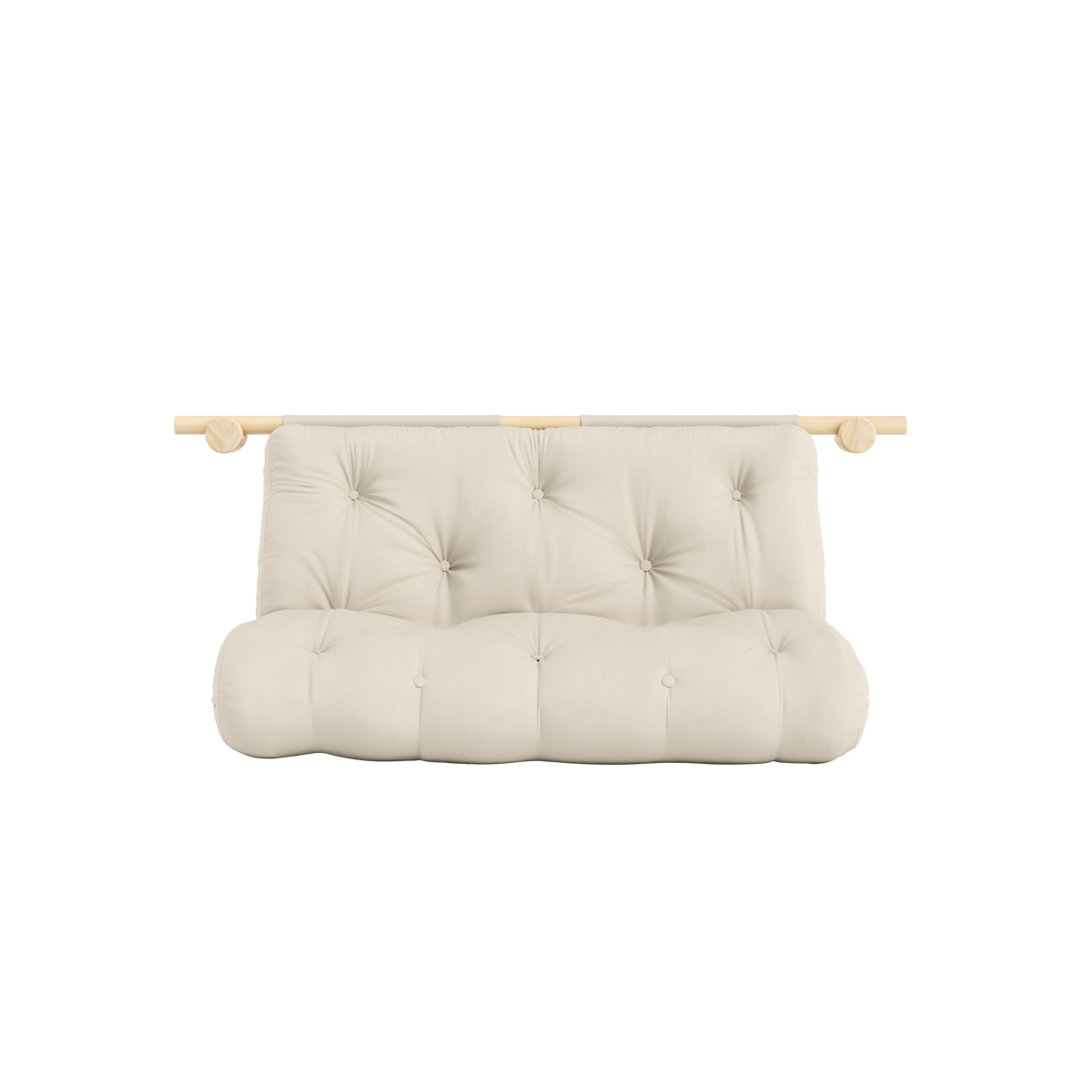 MATELAS HOOKED RAW 135 x 200 W. BRAVO BEIGE