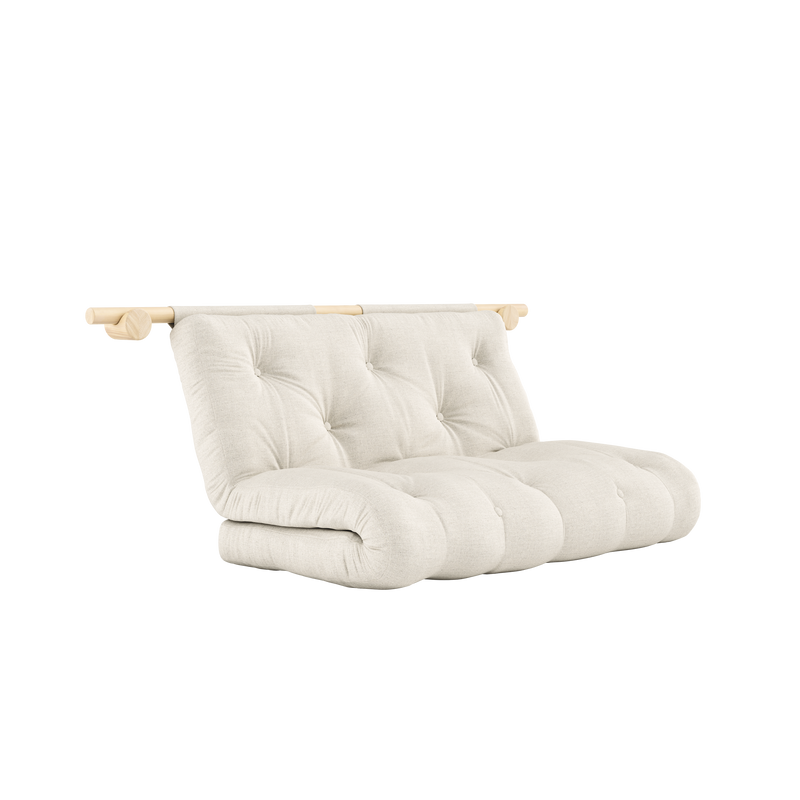 HOOKED RAW 135 x 200 W. BRAVO MATTRESS LINEN