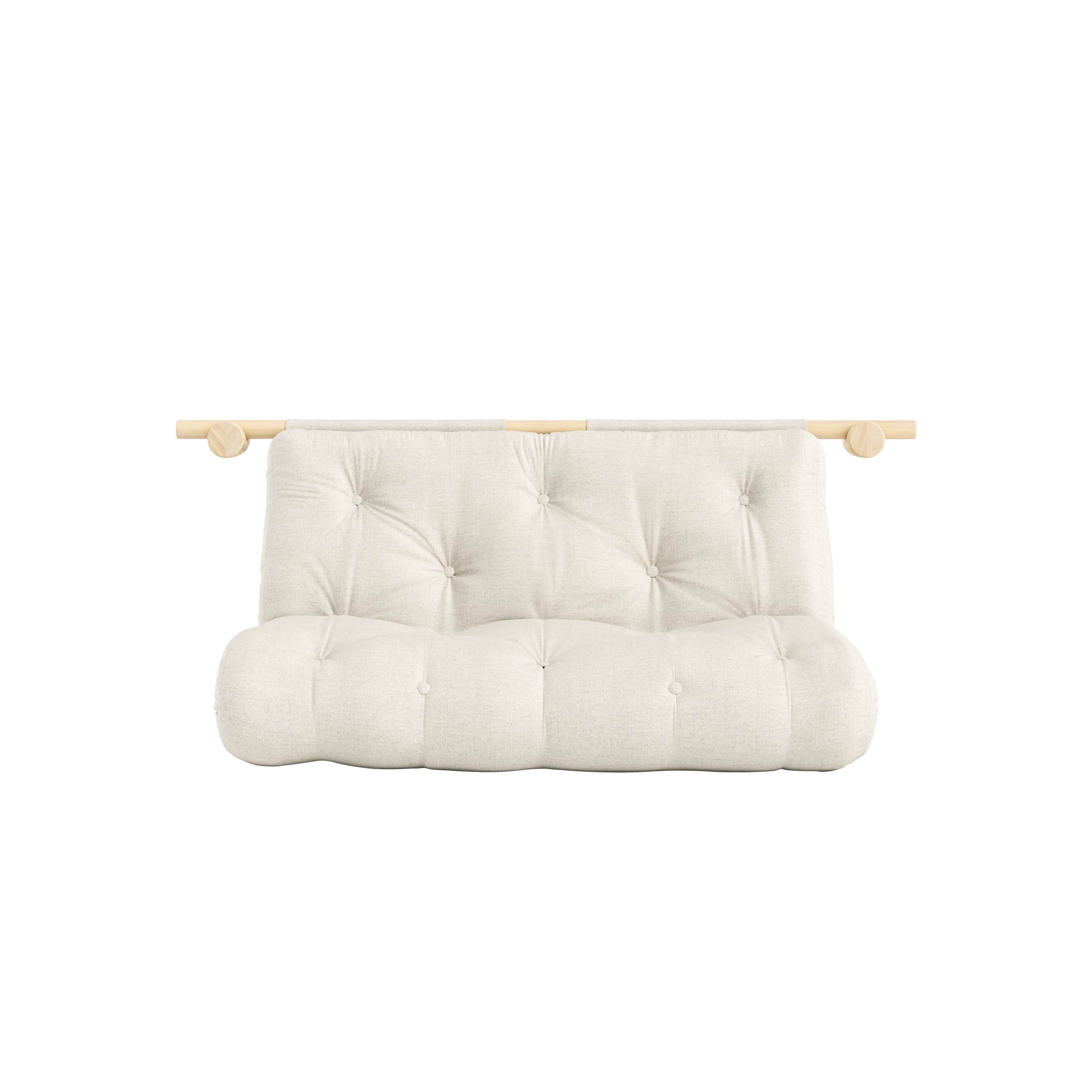 HOOKED RAW 135 x 200 W. BRAVO MATTRESS LINEN