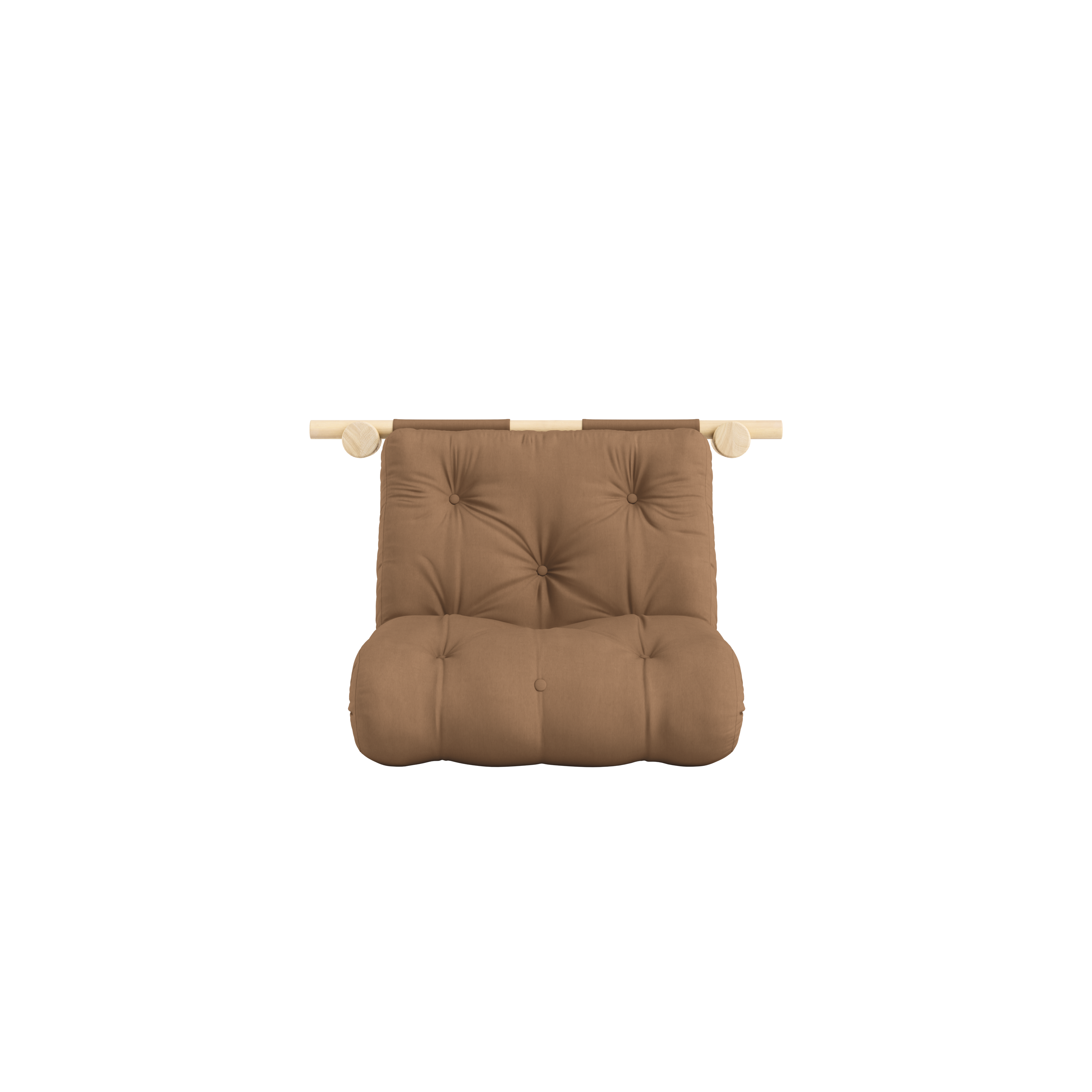 HOOKED RAW 75 x 200 W. BRAVO MATTRESS MOCCA