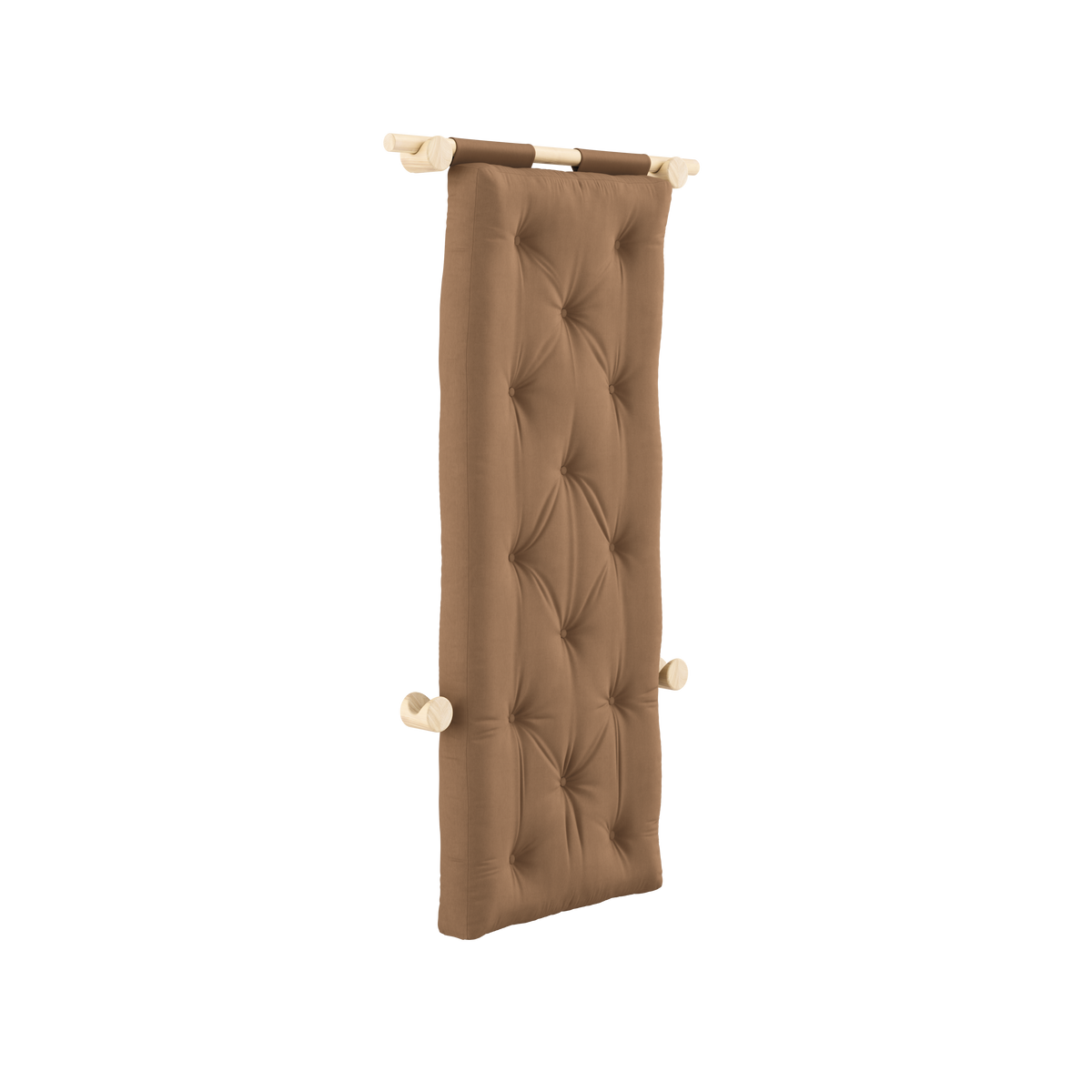 MATELAS HOOKED RAW 75 x 200 W. BRAVO MOCCA