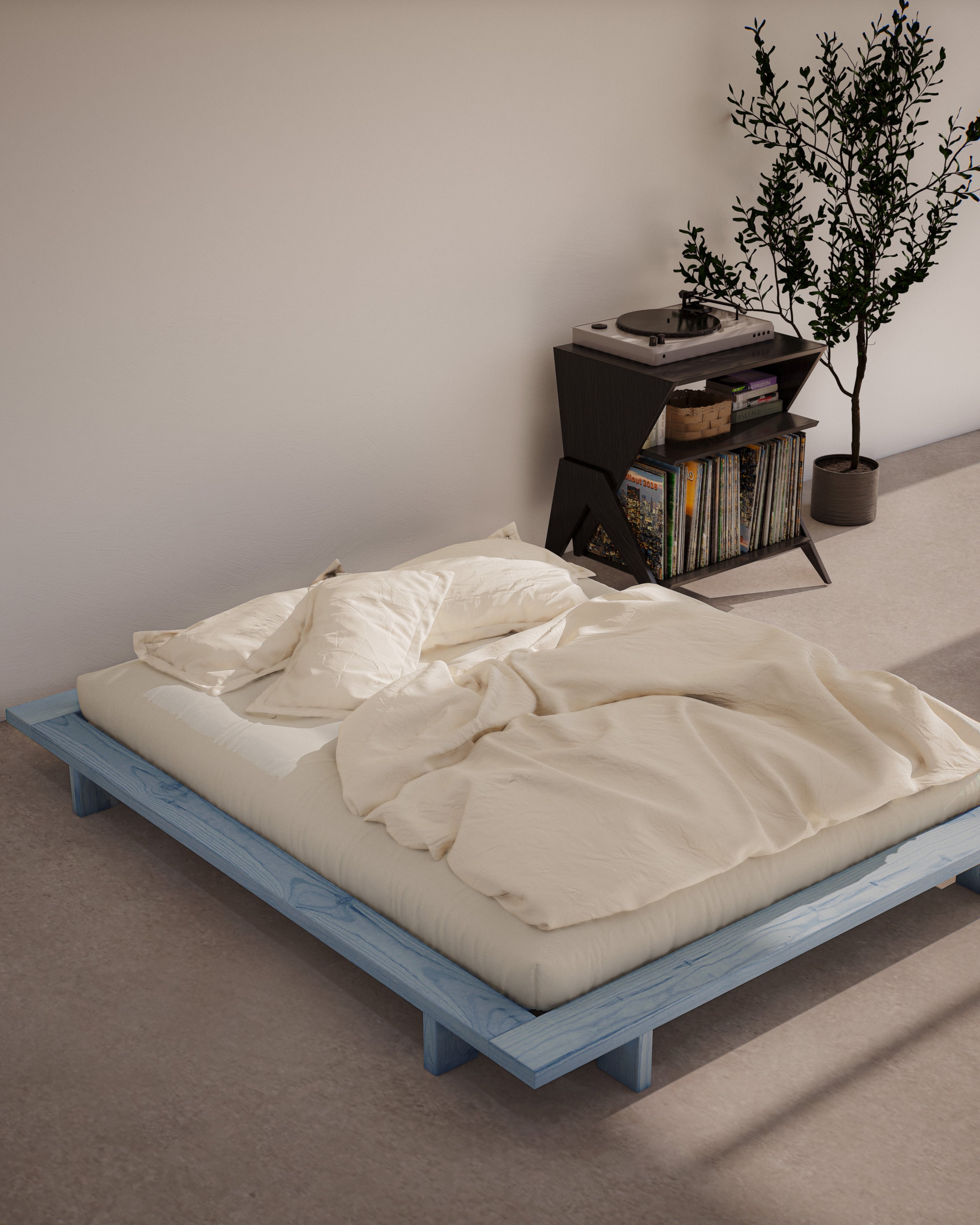 JAPAN BED BLUE DREAM 180 X 200