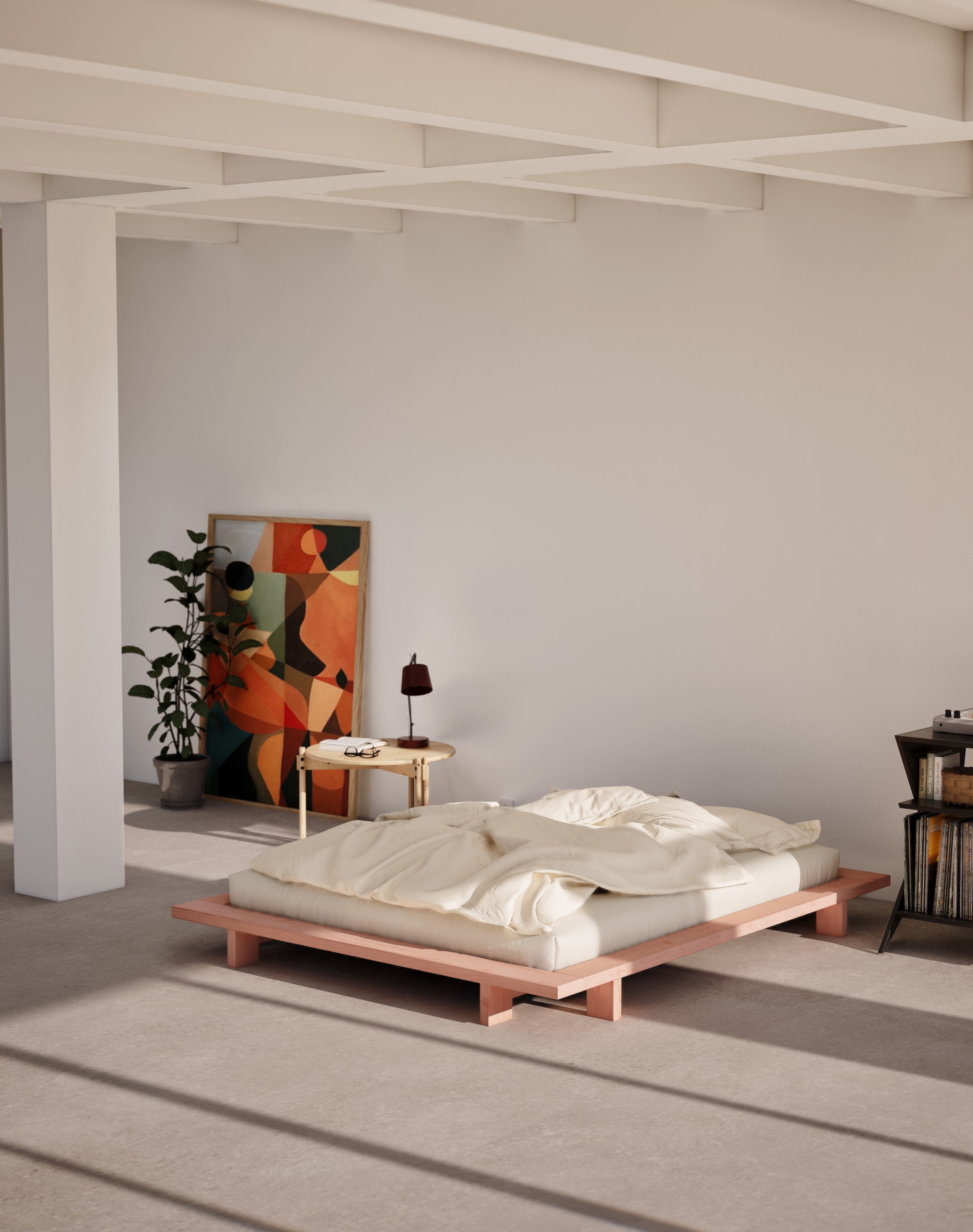 JAPAN BED PINK SKY 140 X 200