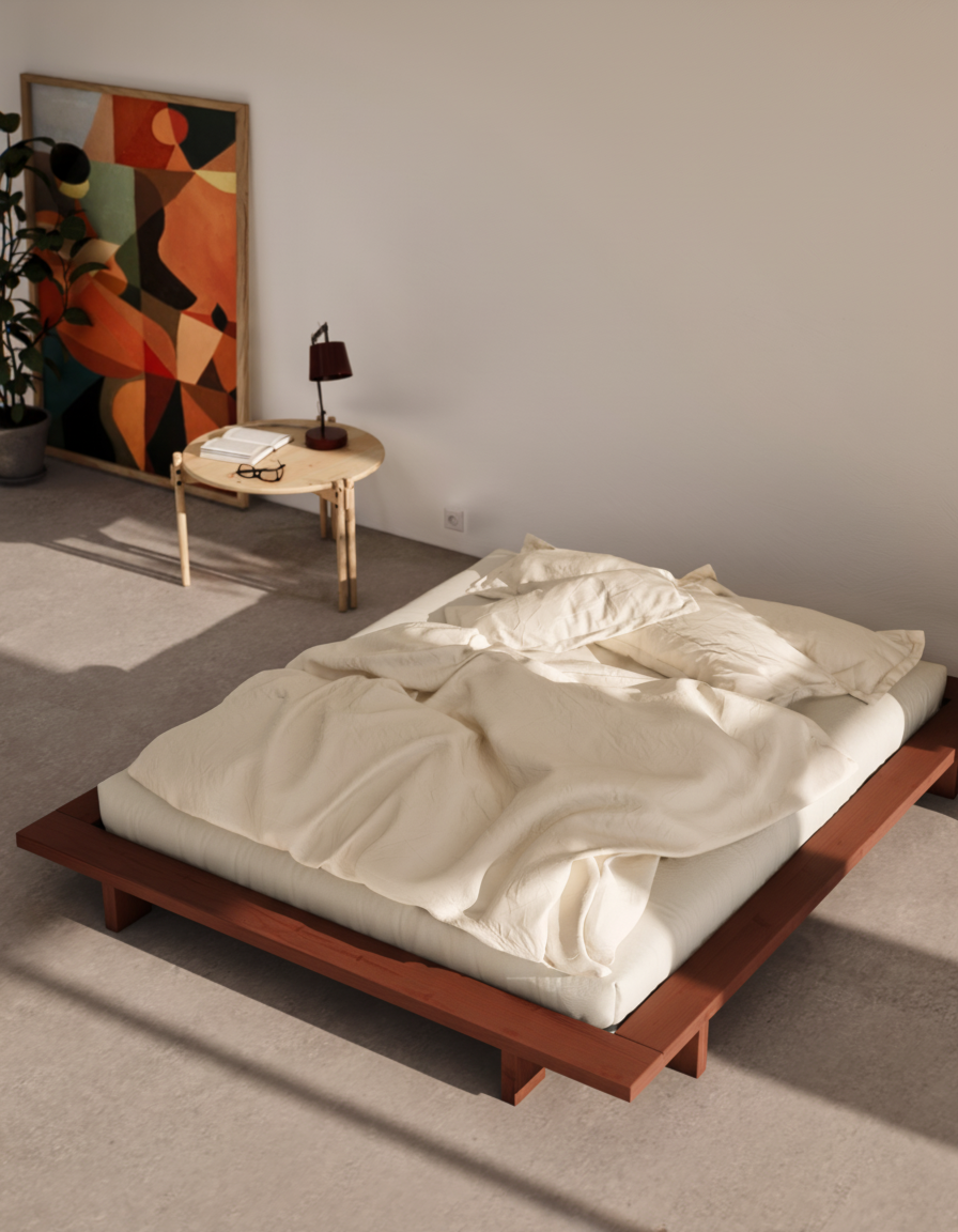 JAPAN BED TERRA RED 180X200