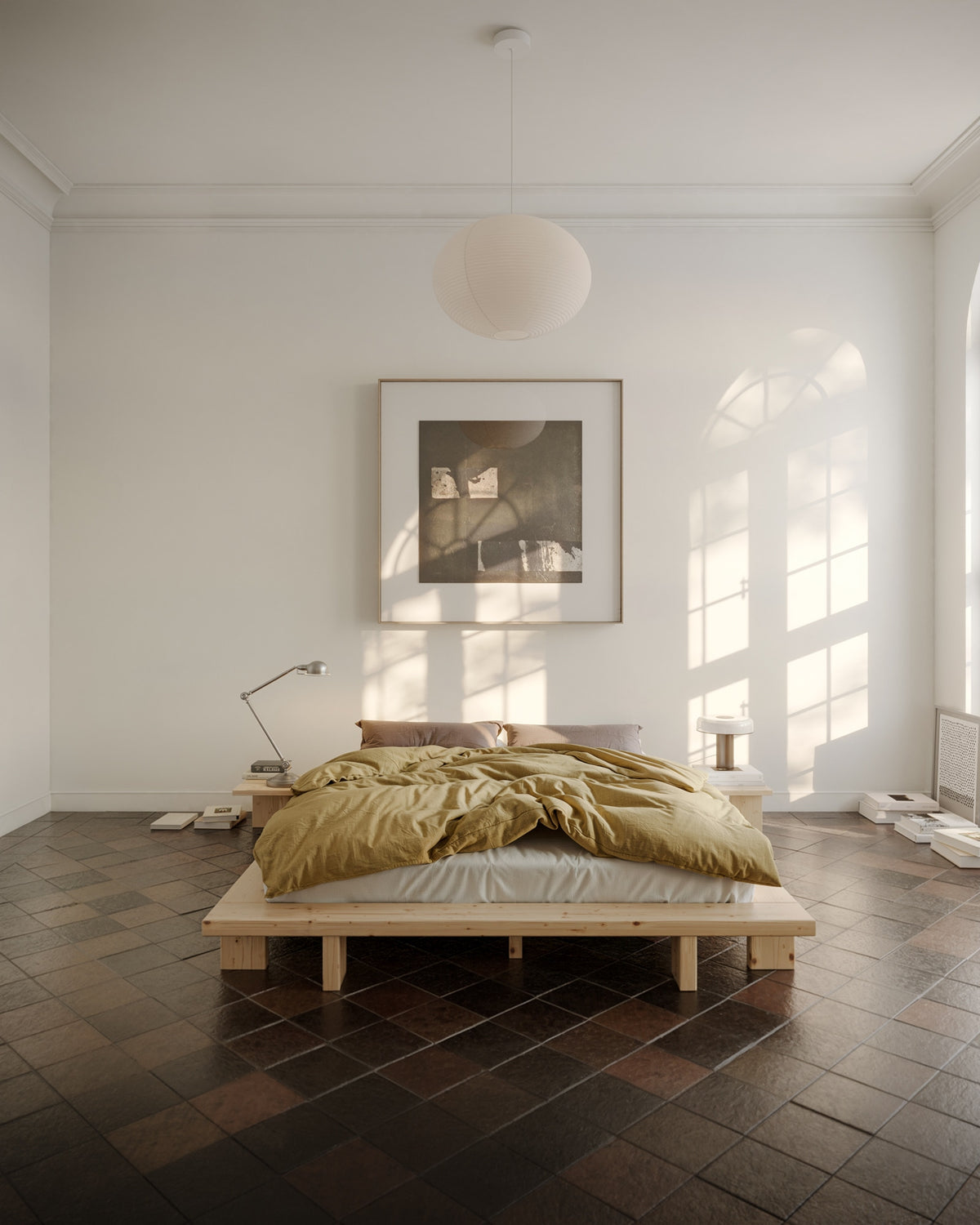 TABLE D'APPONTEMENT JAPAN BED CAROB BROWN