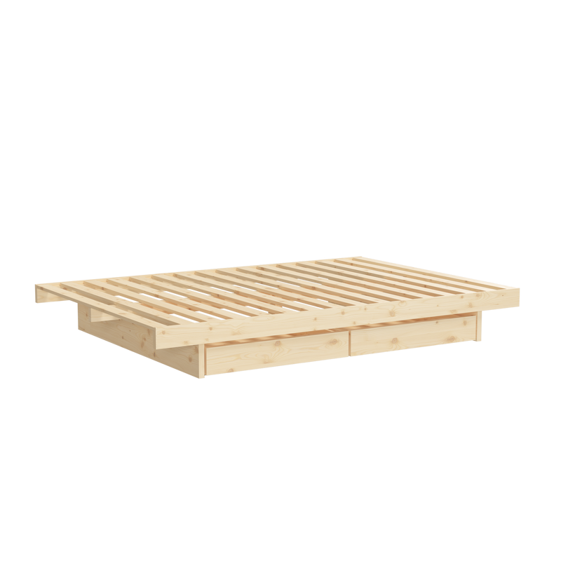 KANSO BED RAW 180 X 200 W. 4 PCS BED ROLLERS RAW
