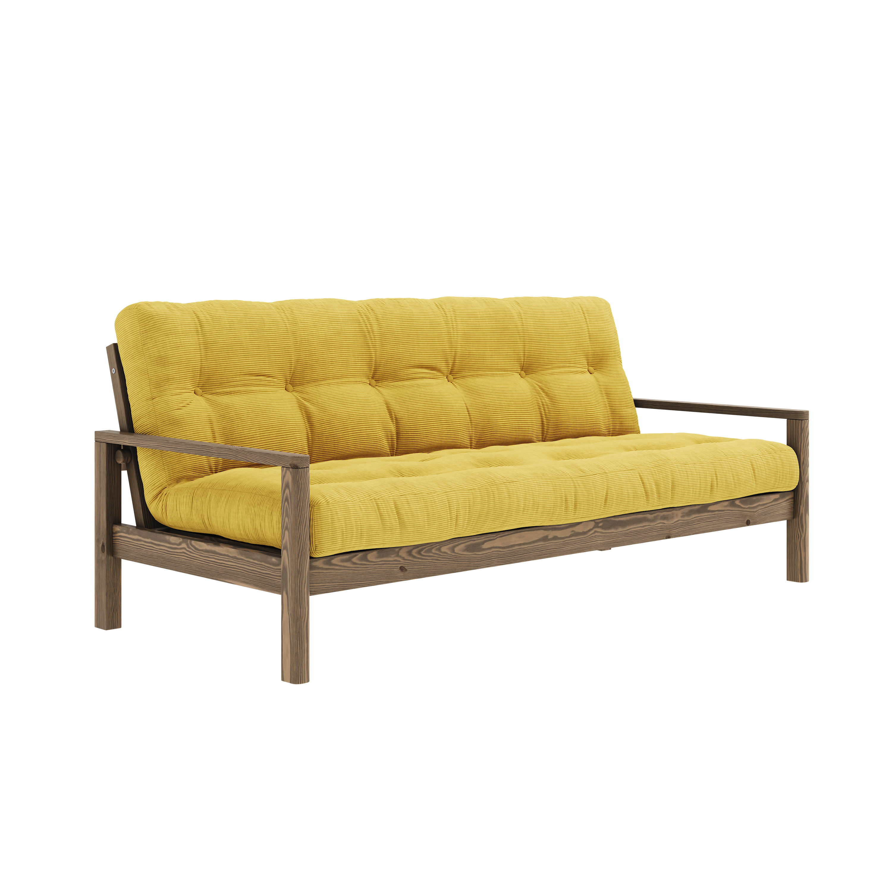 MANETTE CAROBO MARRON AVEC MATELAS MIXTE 5 COUCHES MIEL