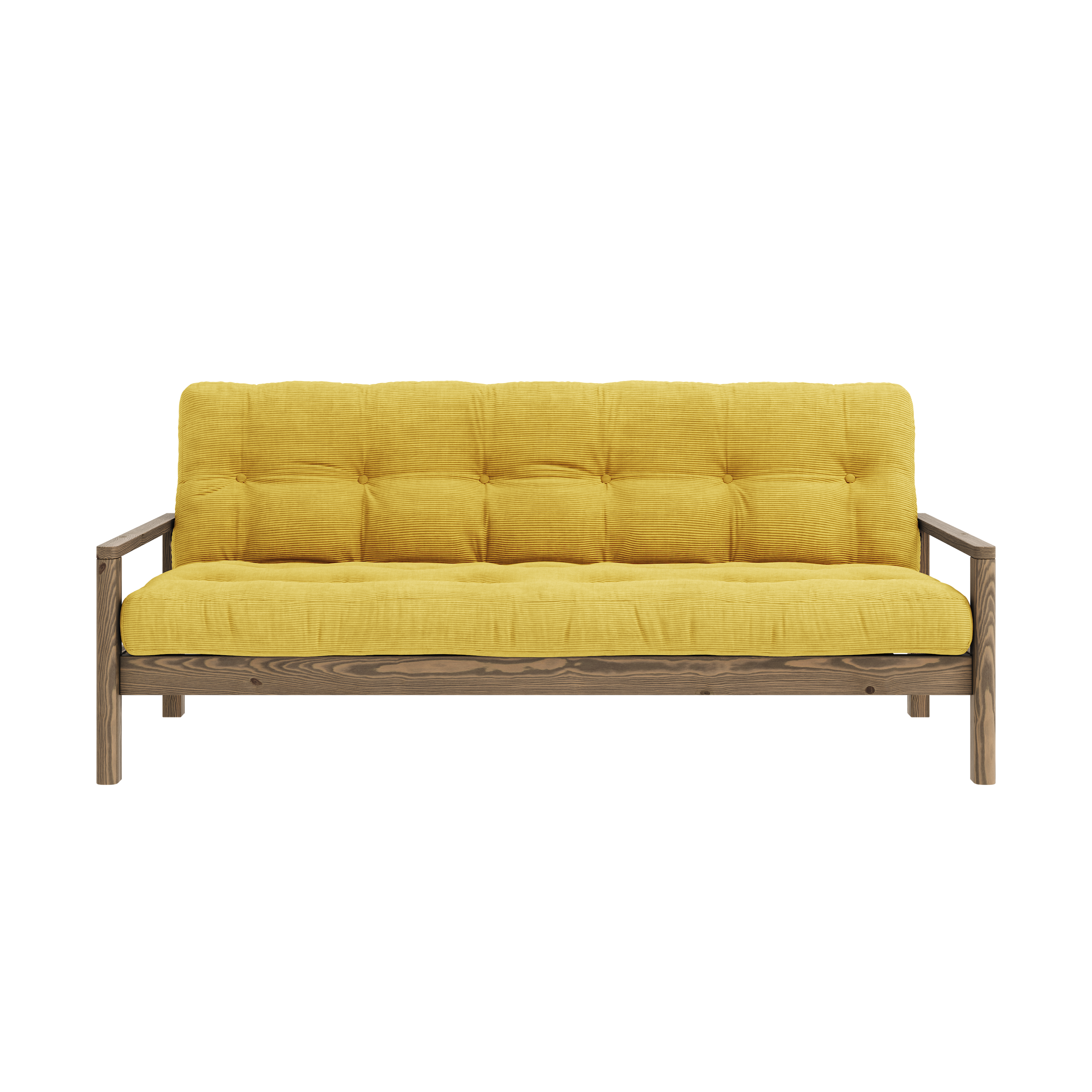 MANETTE CAROBO MARRON AVEC MATELAS MIXTE 5 COUCHES MIEL