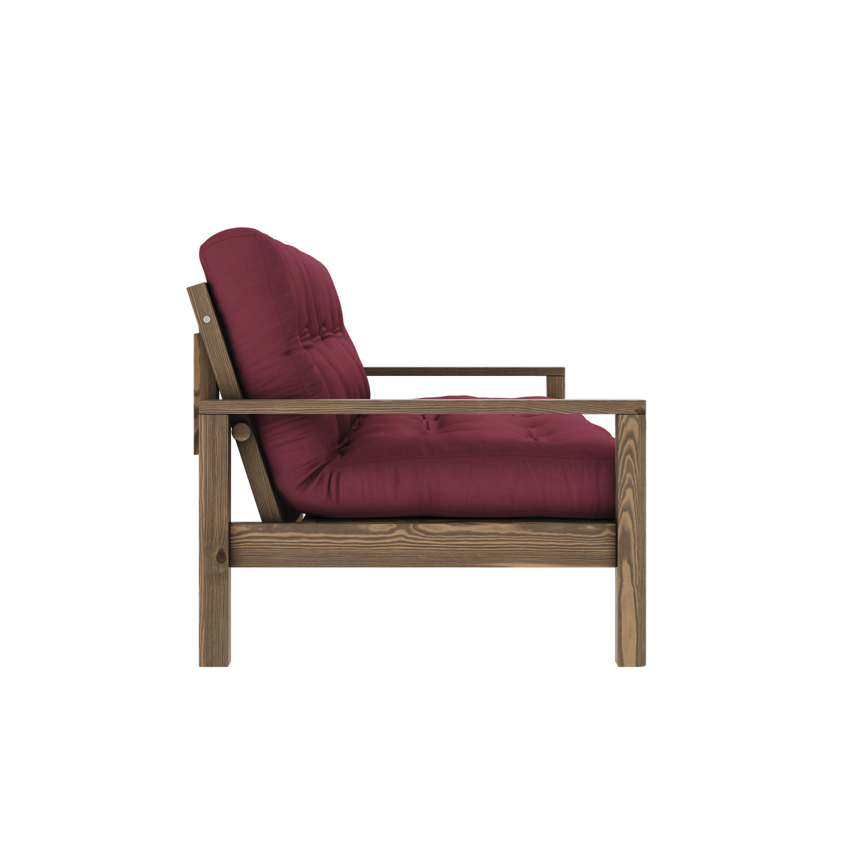 KNOB CAROB BROWN W. 5-LAYER MIXED MATTRESS BORDEAUX
