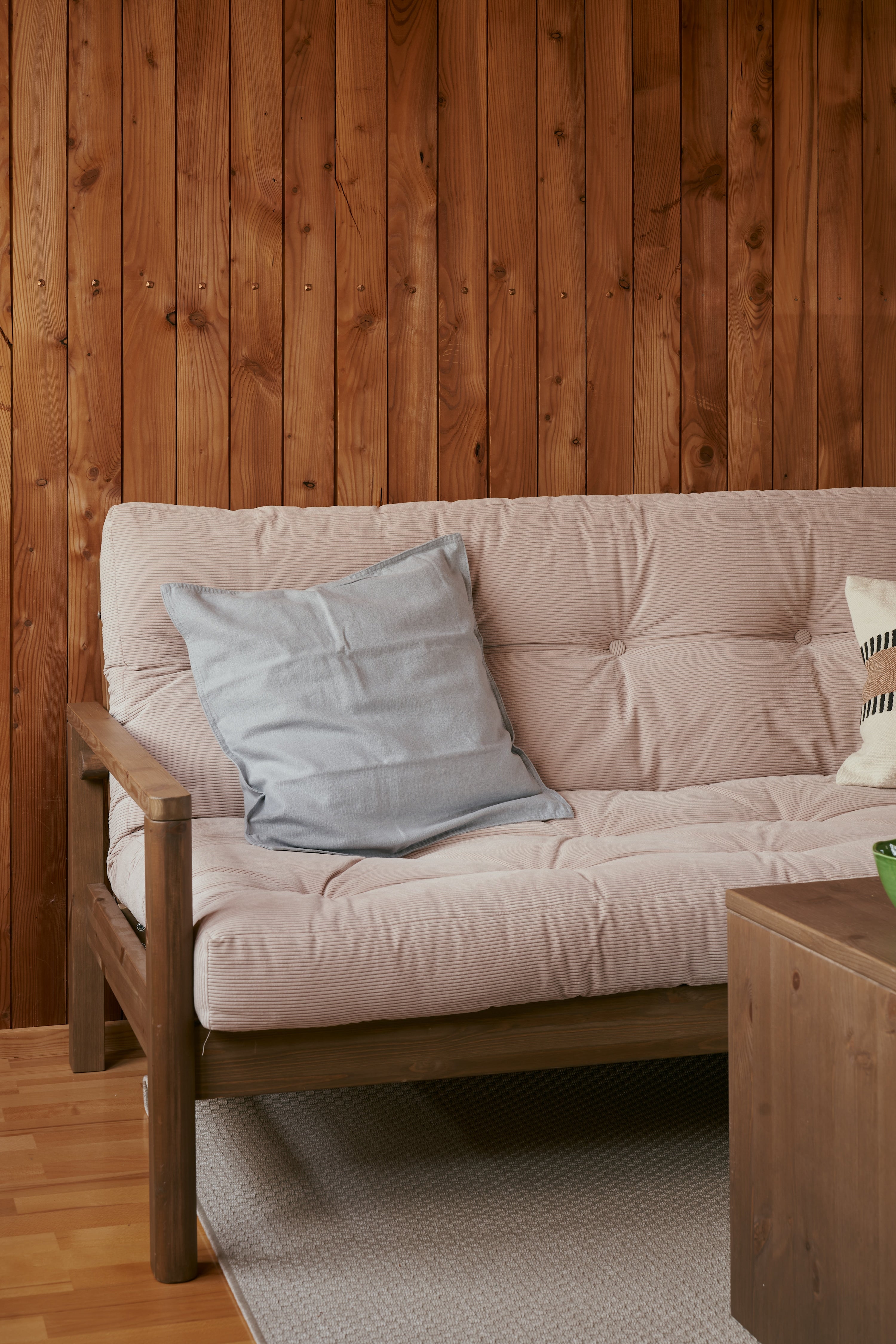 KNOB CAROB BROWN W. 5-LAYER MIXED MATTRESS BROWN