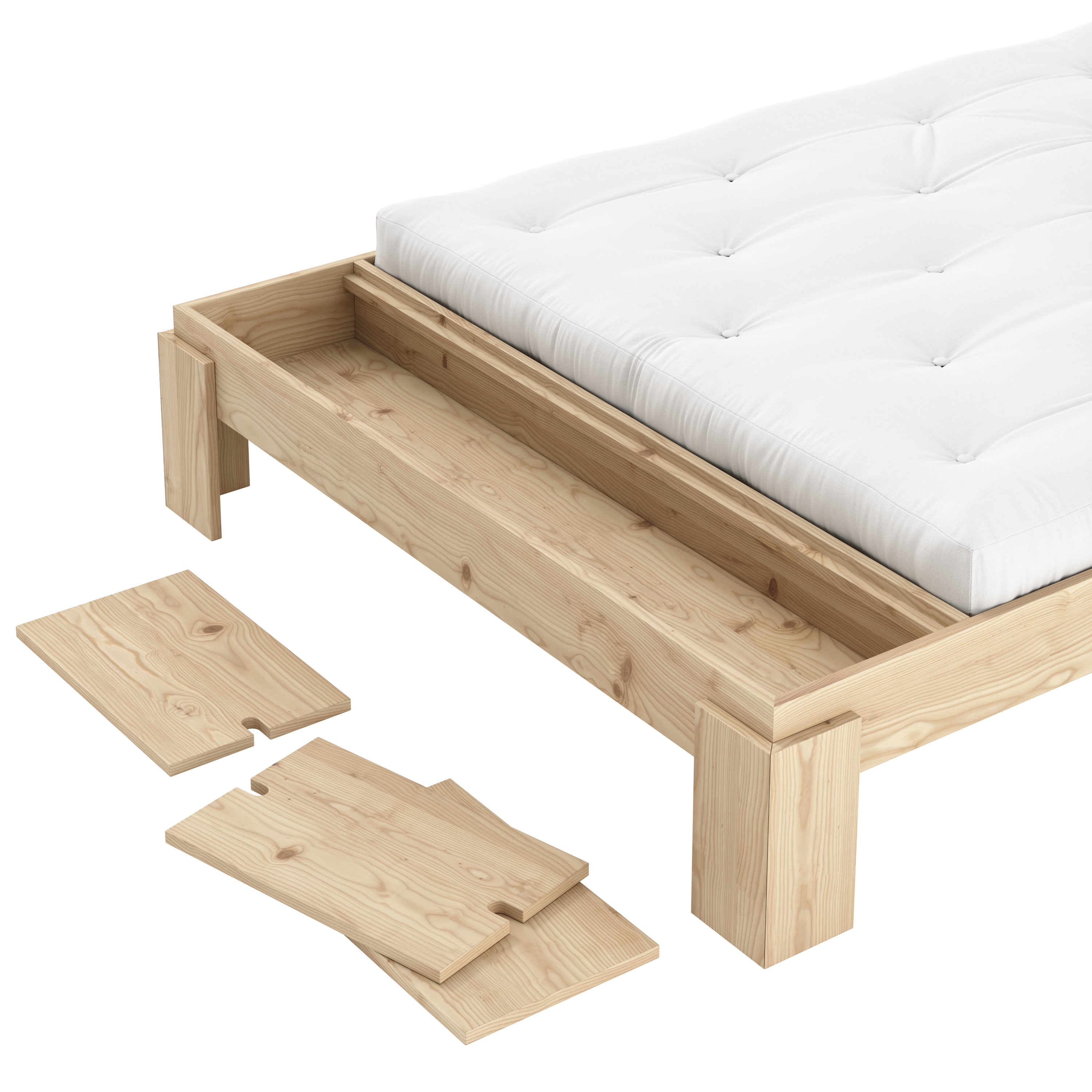 LAYERS BED BENCH CLEAR 180 X 200